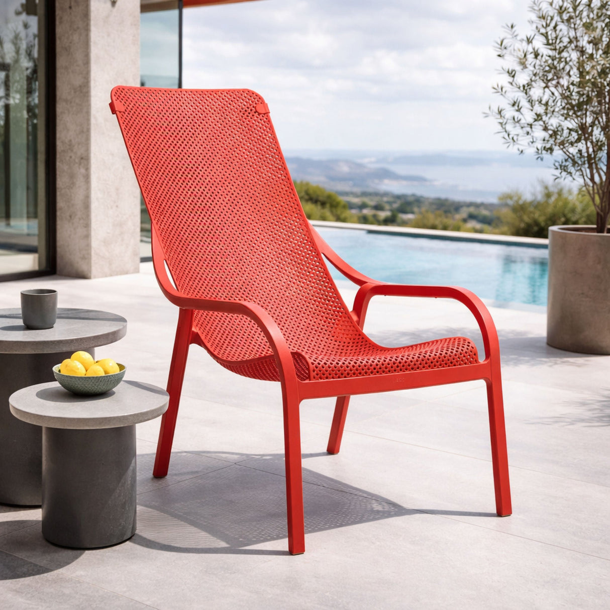 Perforated Outdoor Lounge Chair | Oroa.com