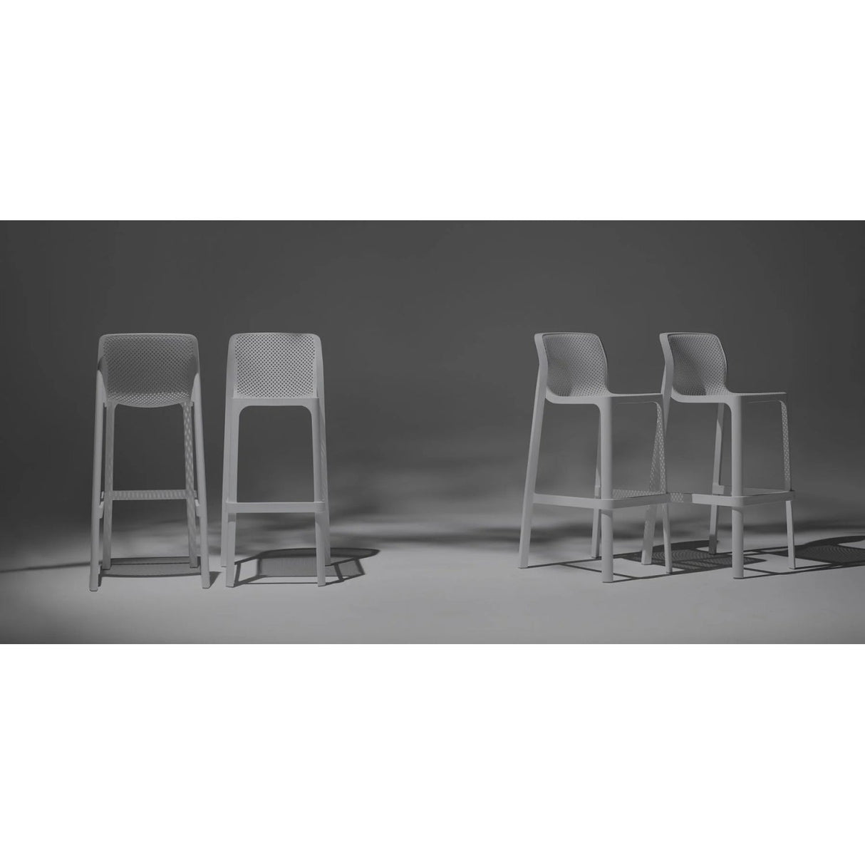 Outdoor Perforated Bar Stool | Oroa.com