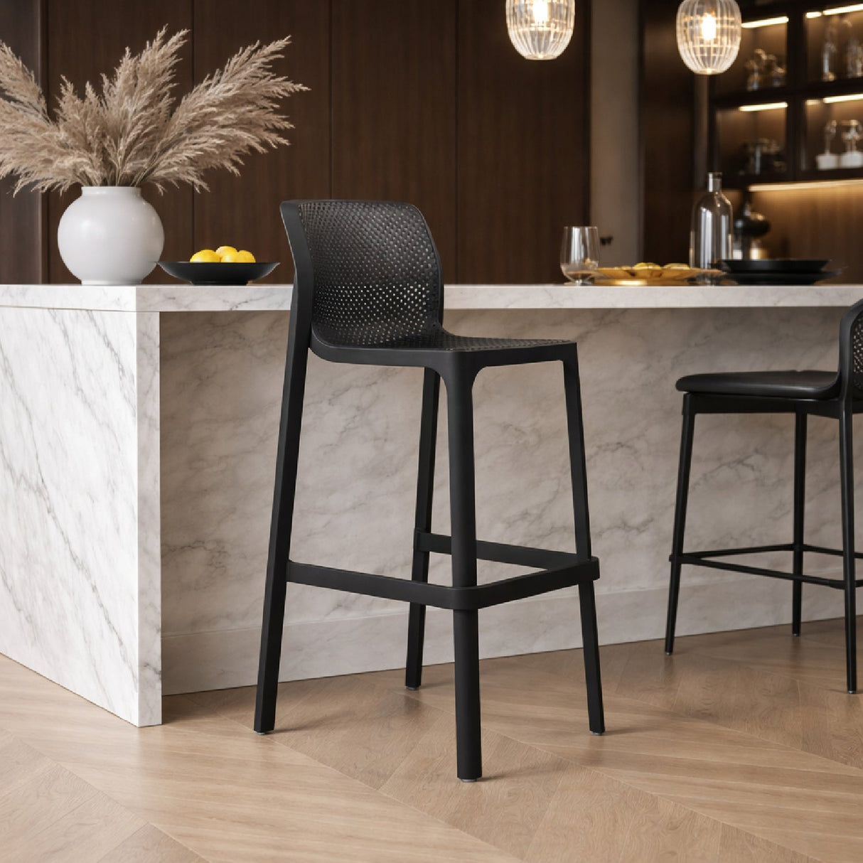 Outdoor Perforated Bar Stool | Oroa.com