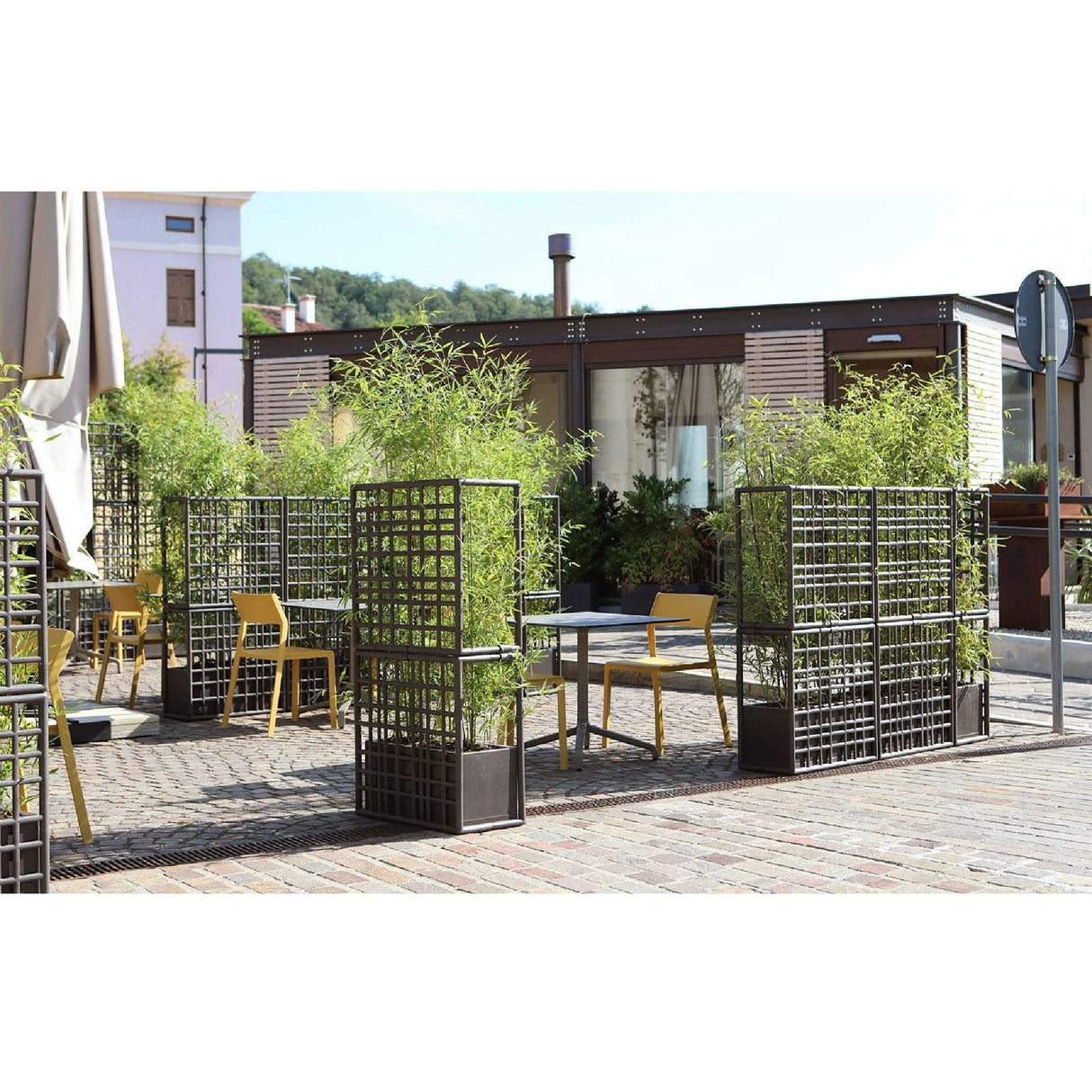Regenerated Fiberglass Outdoor Wall Partition | Oroa.com