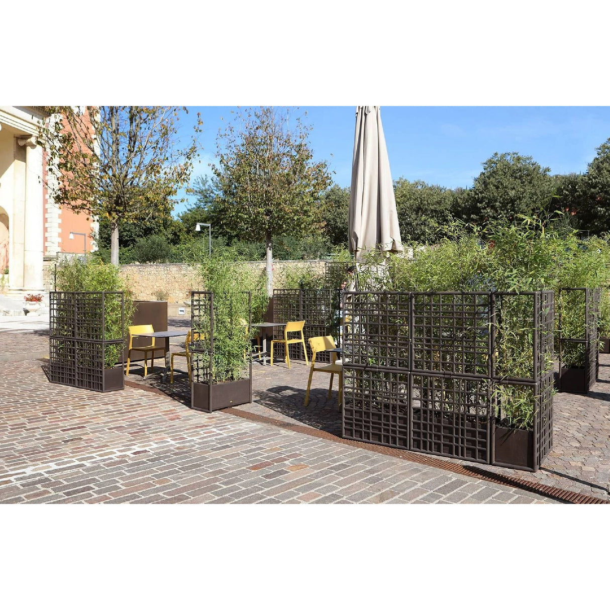 Regenerated Fiberglass Outdoor Wall Partition | Oroa.com