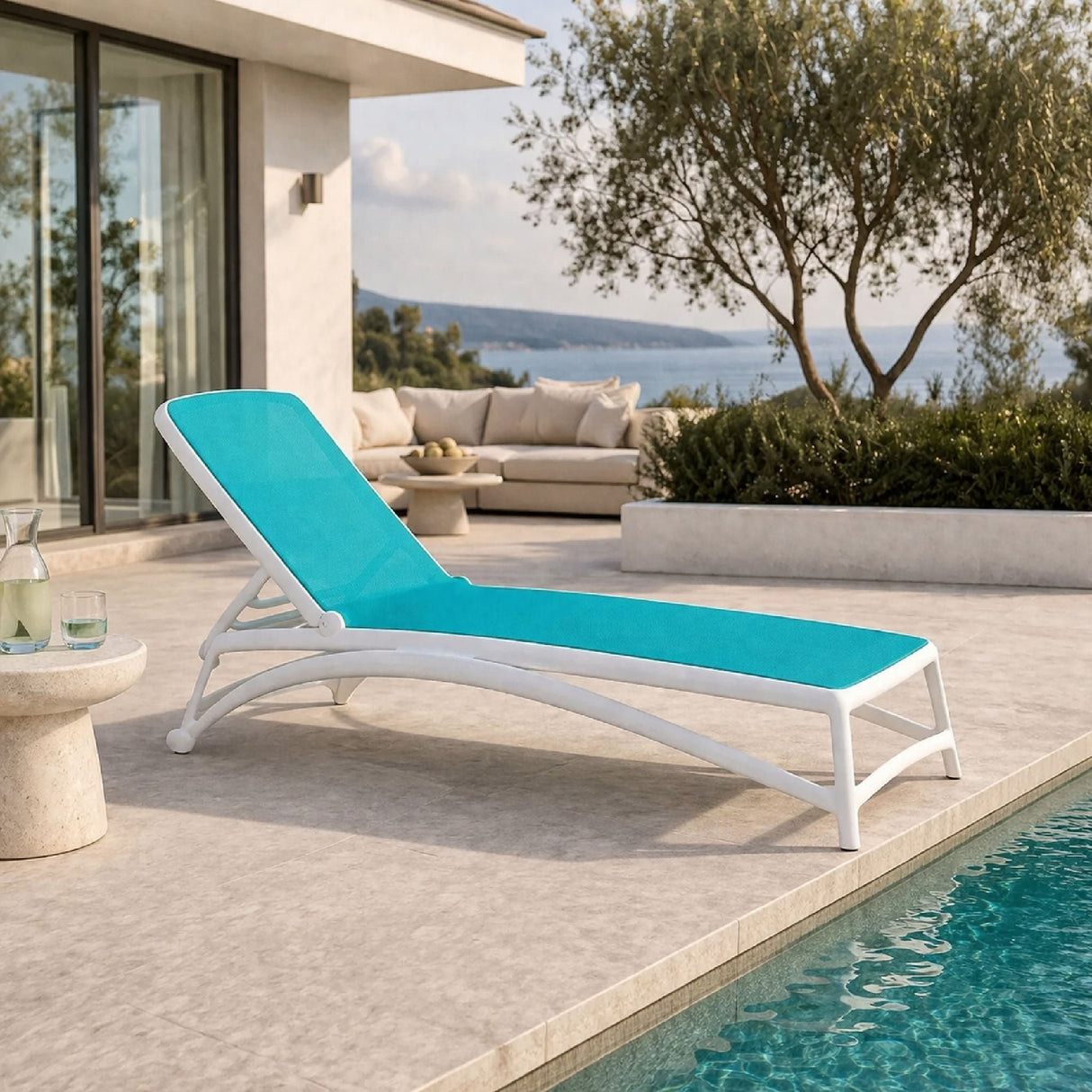 Fiberglass Frame Outdoor Chaise Lounge | Oroa.com