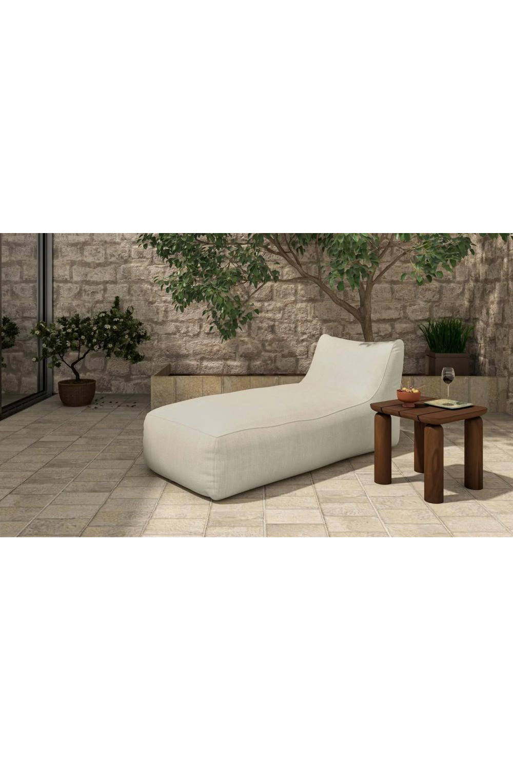 Modern European furniture - Olefin Outdoor Chaise Lounge - www.oroa.com | Oroa.com