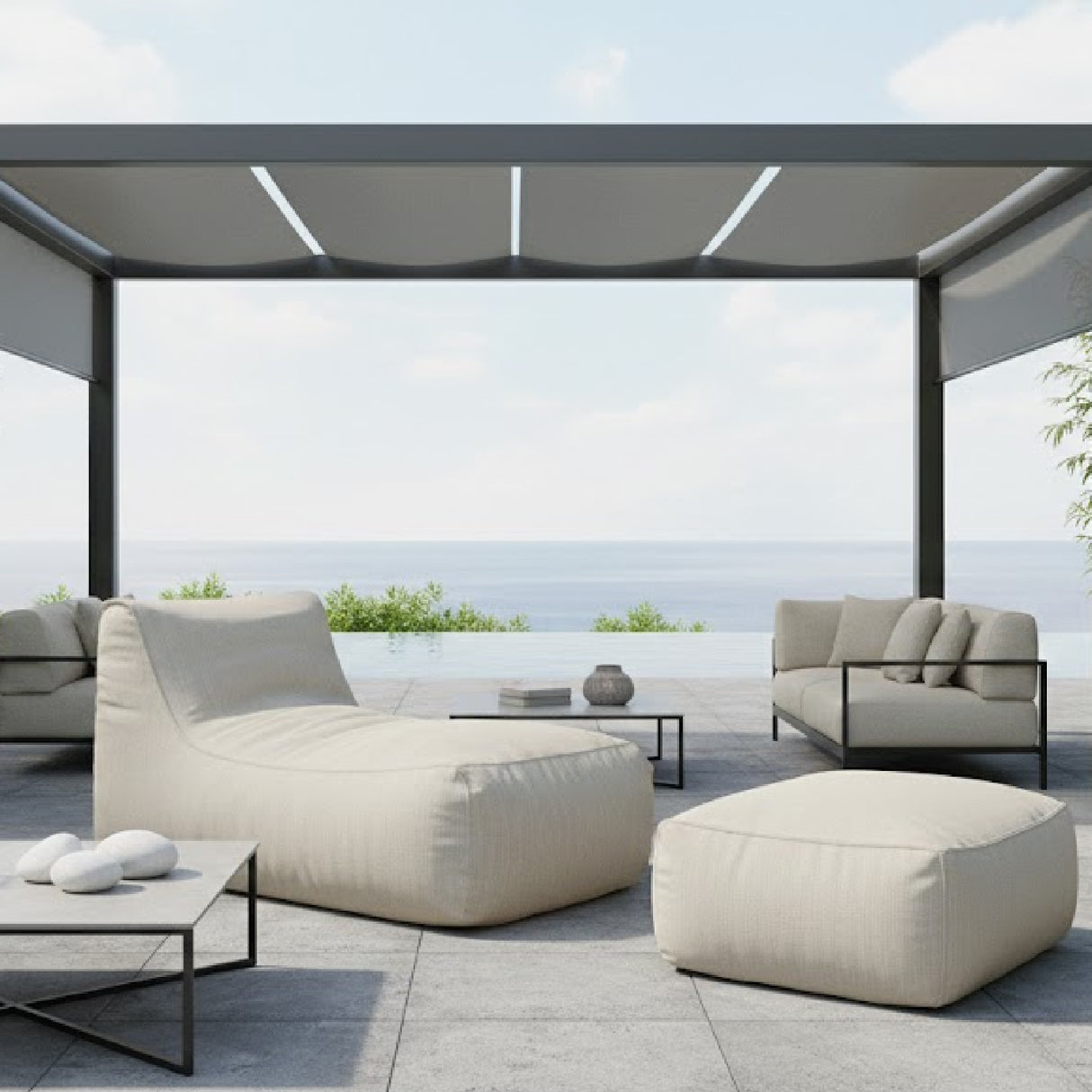Modern European furniture - Olefin Outdoor Chaise Lounge - www.oroa.com | Oroa.com