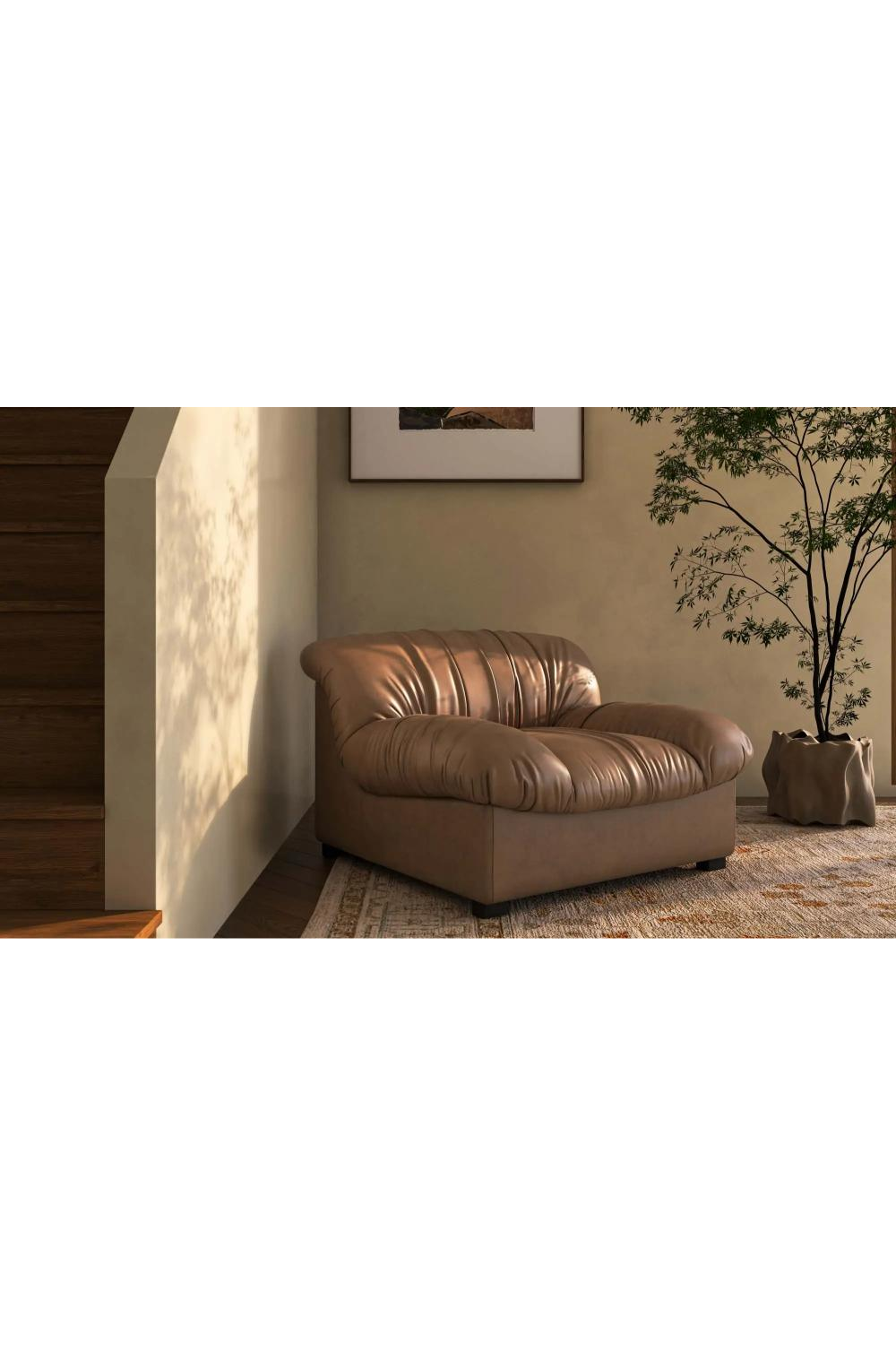 Modern European furniture - Vintage-Inspired Wrinkled Lounge Chair - www.oroa.com | Oroa.com
