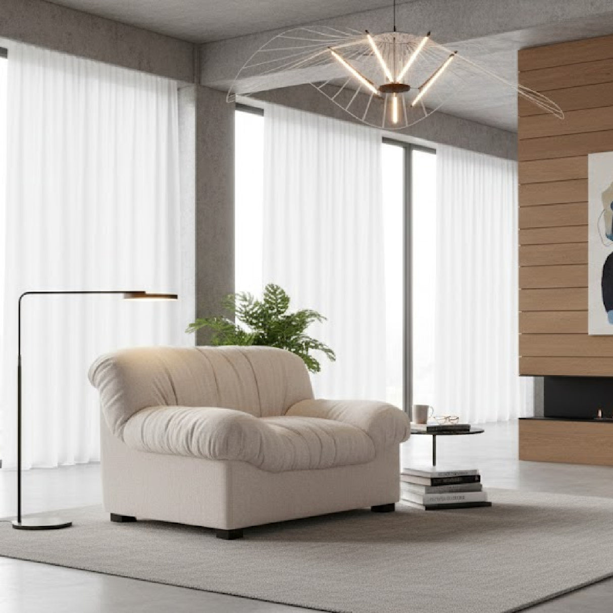 Modern European furniture - Vintage-Inspired Wrinkled Lounge Chair - www.oroa.com | Oroa.com