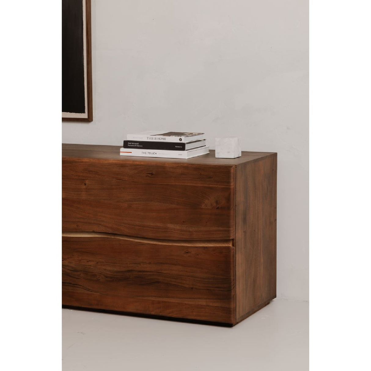 Modern European furniture - Live-Edge Acacia 4-Drawer Dresser - www.oroa.com