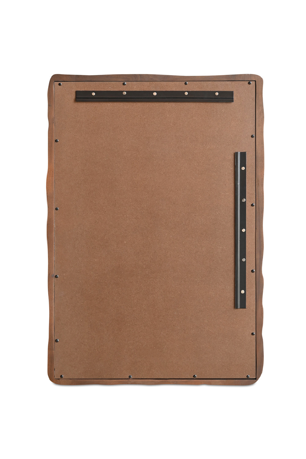 Modern European furniture - Brown Acacia Wood Mirror - www.oroa.com | Oroa.com