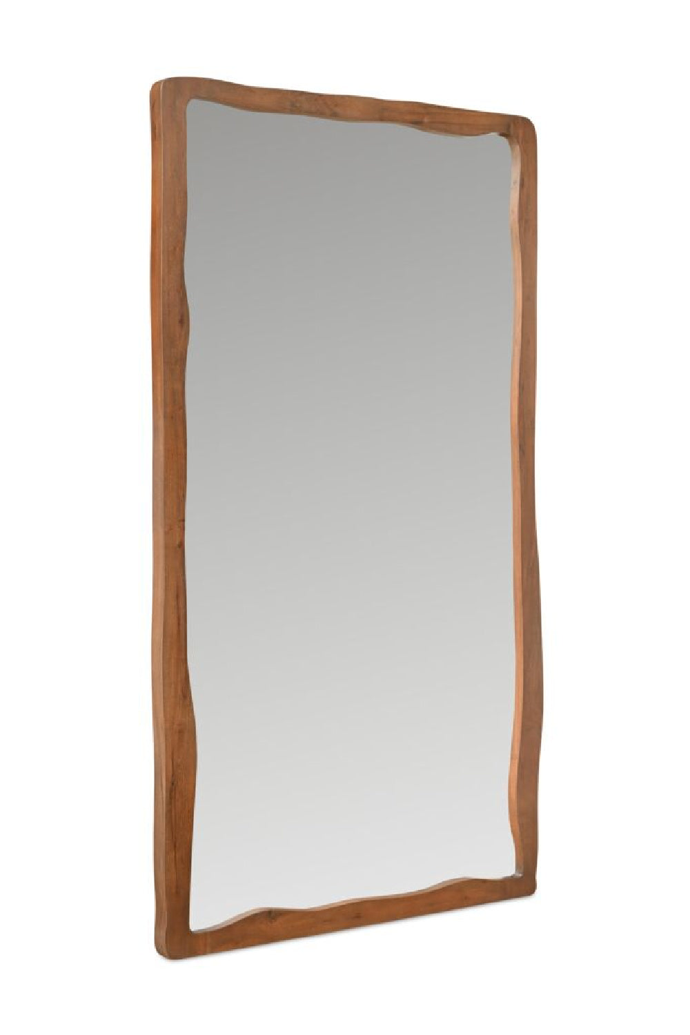 Modern European furniture - Brown Acacia Wood Mirror - www.oroa.com | Oroa.com