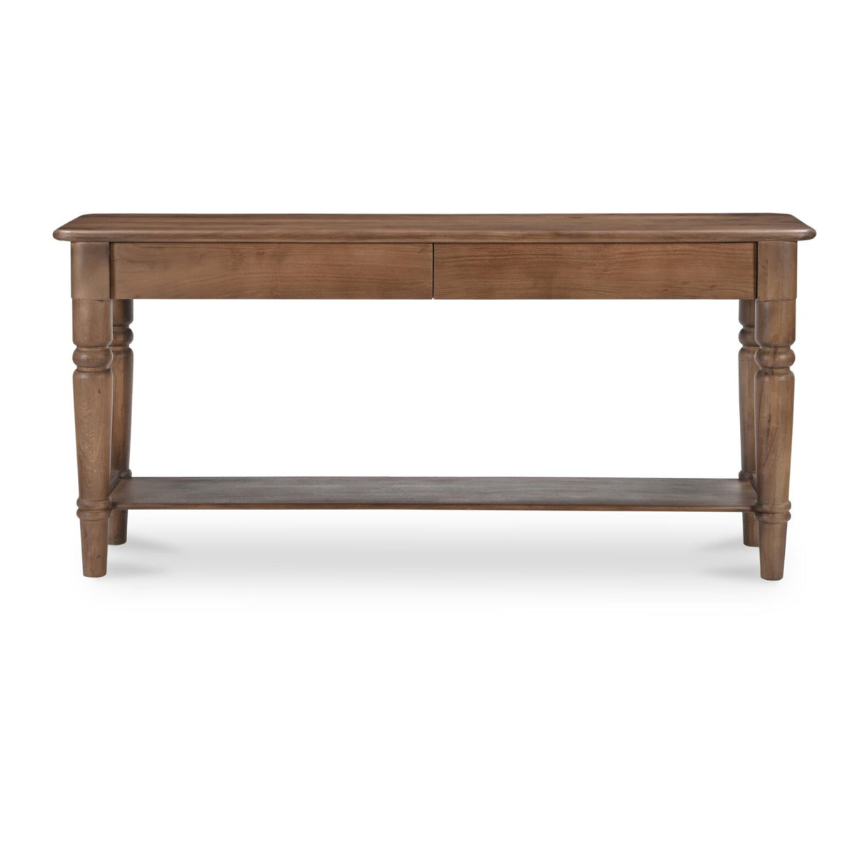 Modern European furniture - 2-Drawer Acacia Console Table - www.oroa.com