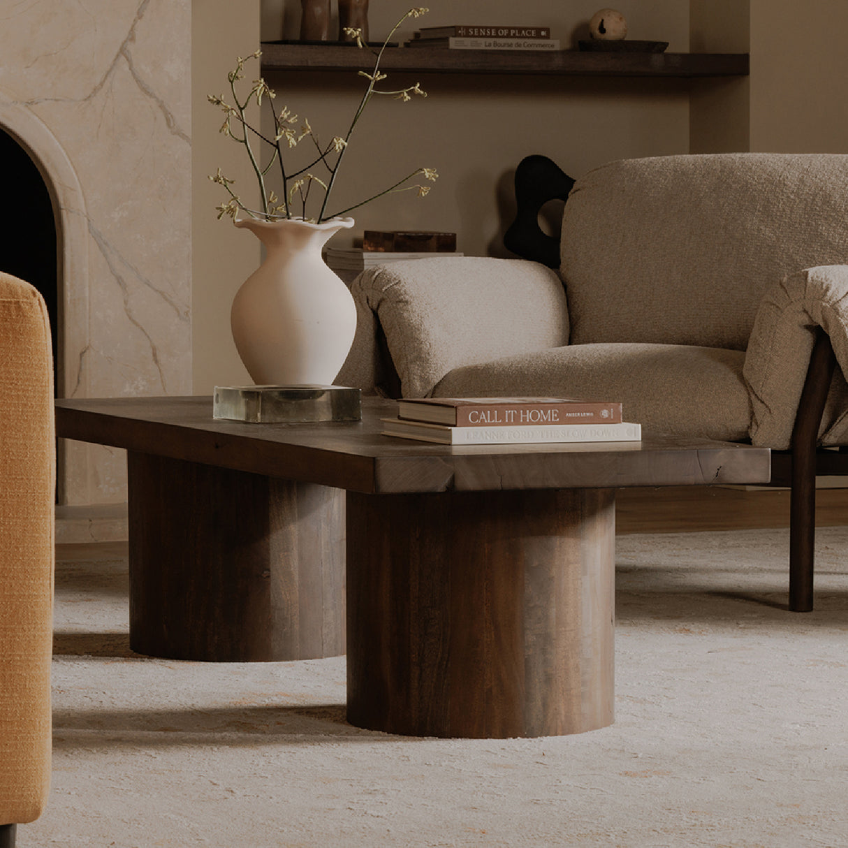 Modern European furniture - Neem Wood Coffee Table - www.oroa.com | Oroa.com