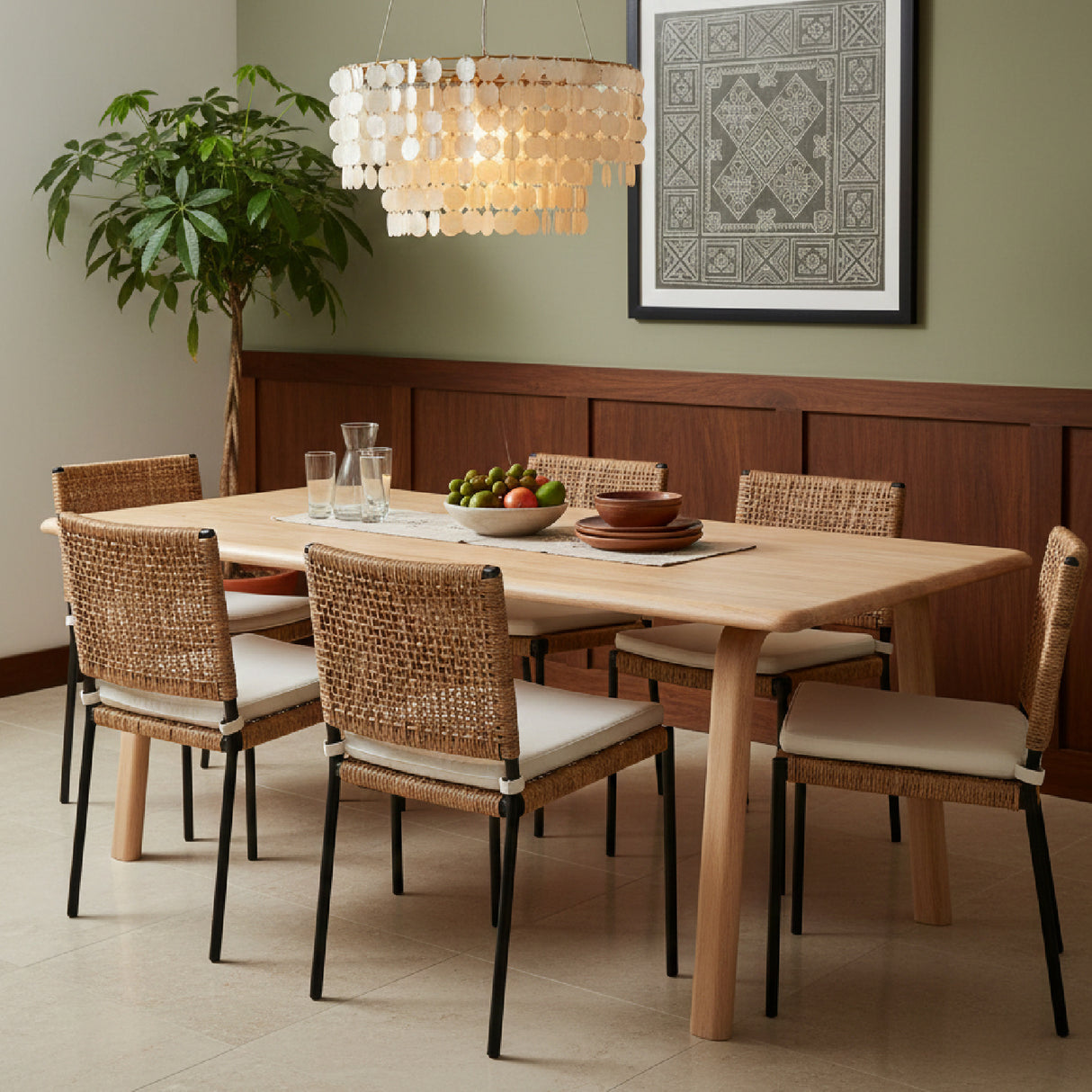 Modern European furniture - Wooden Minimalist Dining Table - www.oroa.com | Oroa.com