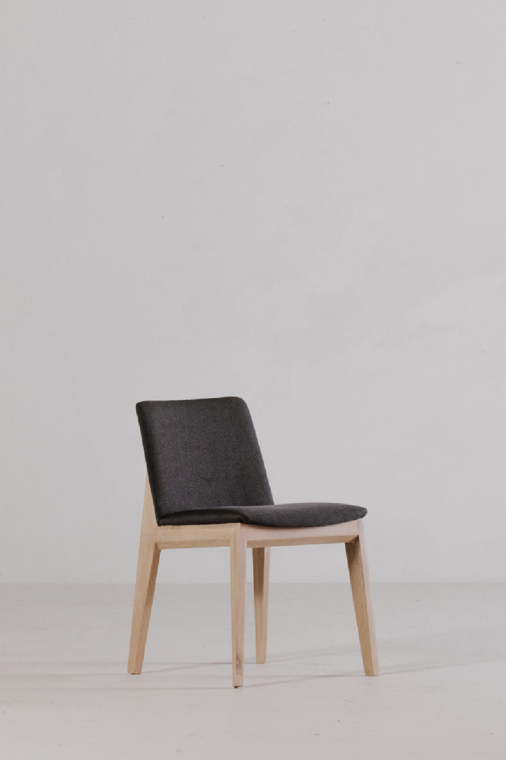 Modern European furniture - Oak Framed Padded Dining Chairs (2) - www.oroa.com