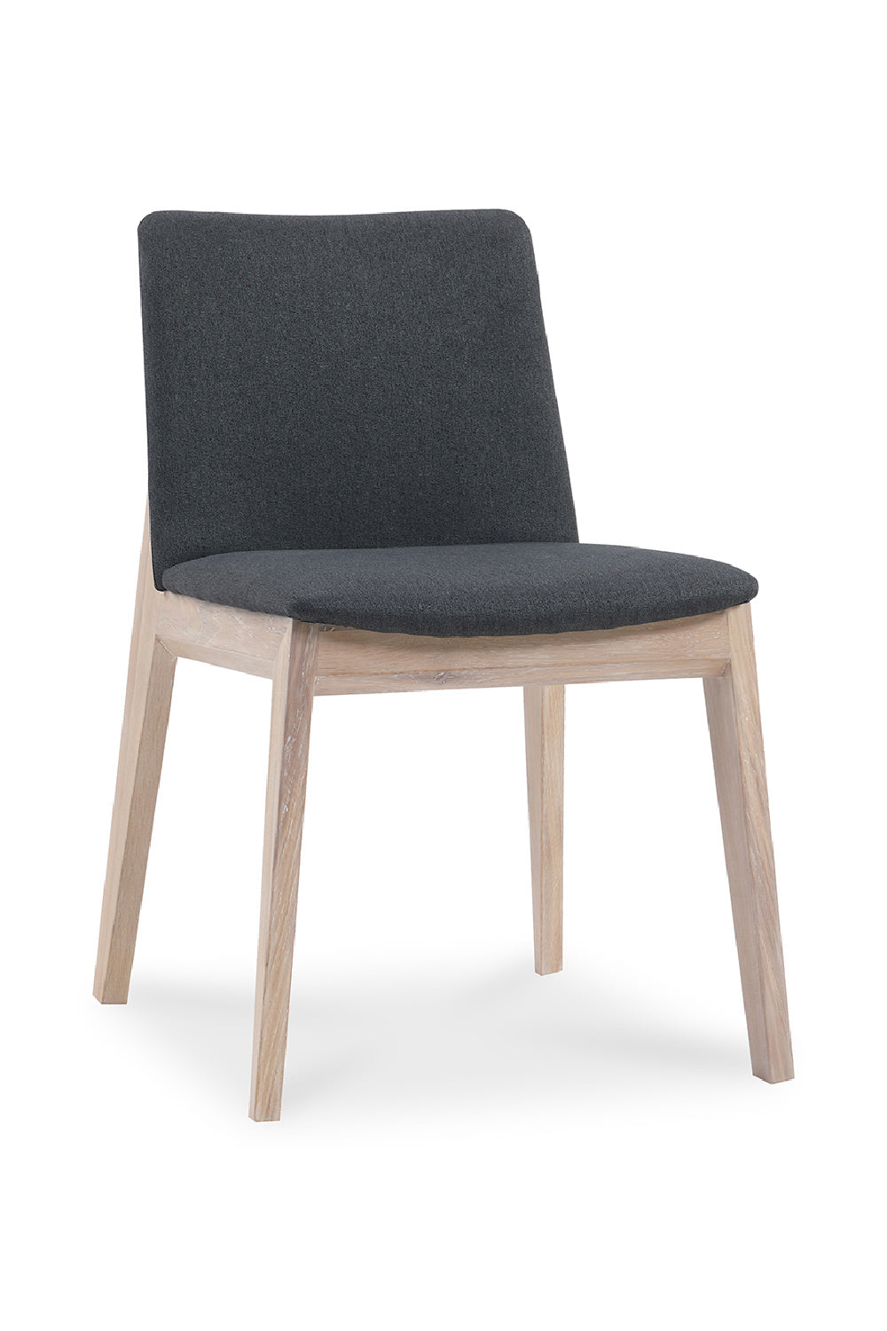 Modern European furniture - Oak Framed Padded Dining Chairs (2) - www.oroa.com