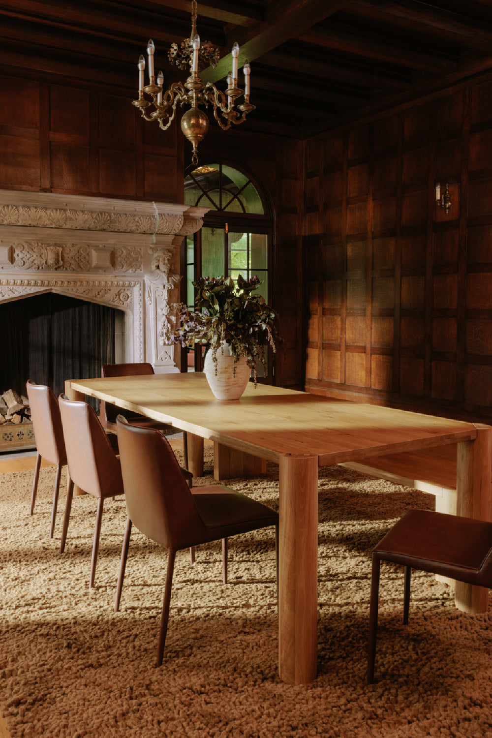 Modern European furniture - Natural Oak Dining Table - www.oroa.com | Oroa.com