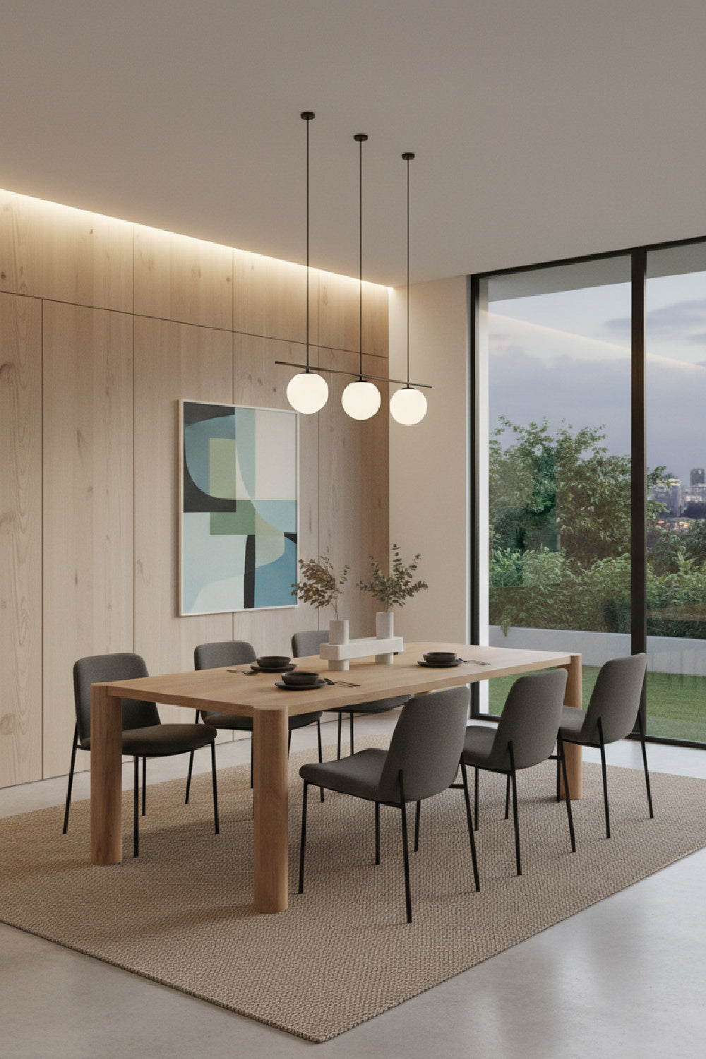 Modern European furniture - Natural Oak Dining Table - www.oroa.com | Oroa.com