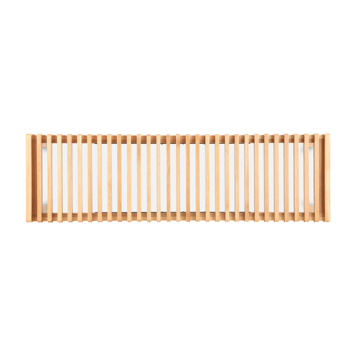 Modern European furniture - Solid Wood Slatted Bench - www.oroa.com