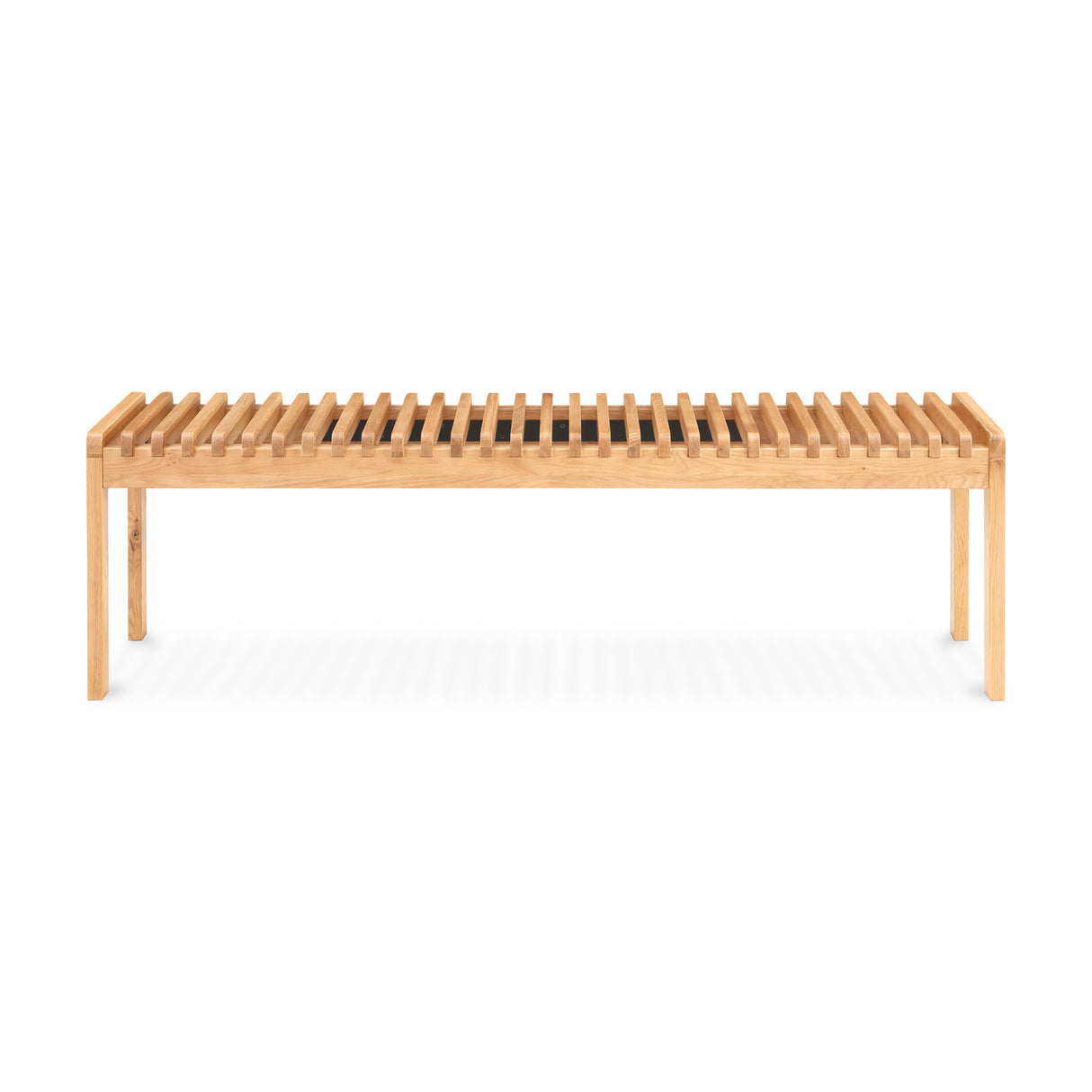 Modern European furniture - Solid Wood Slatted Bench - www.oroa.com