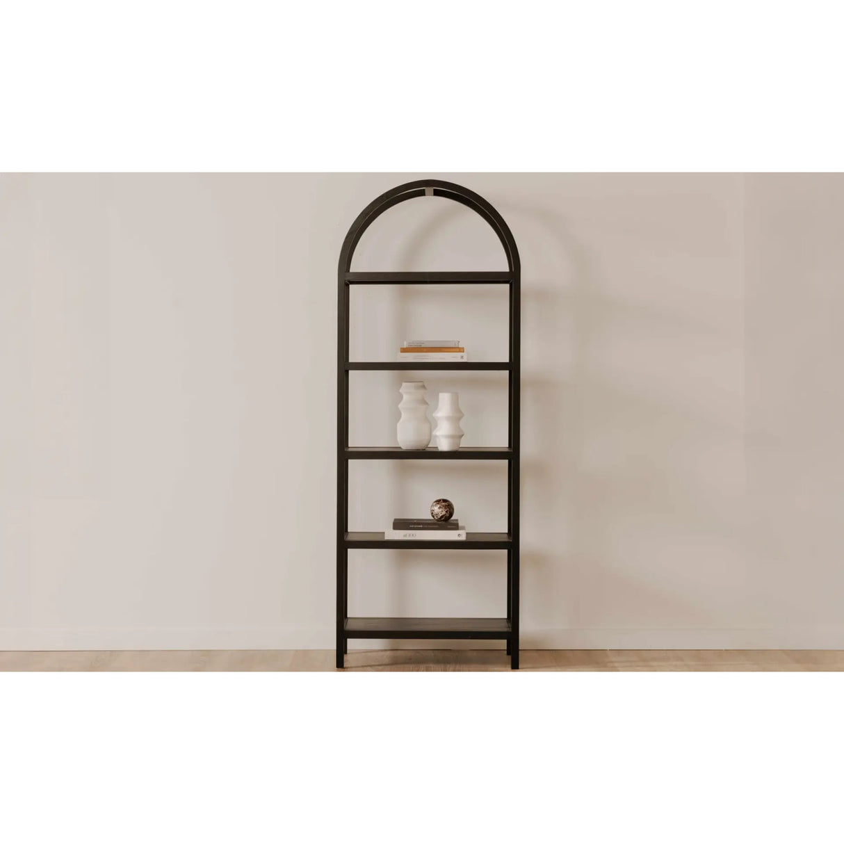 Modern European furniture - Solid Oak Arched Bookcase - www.oroa.com | Oroa.com