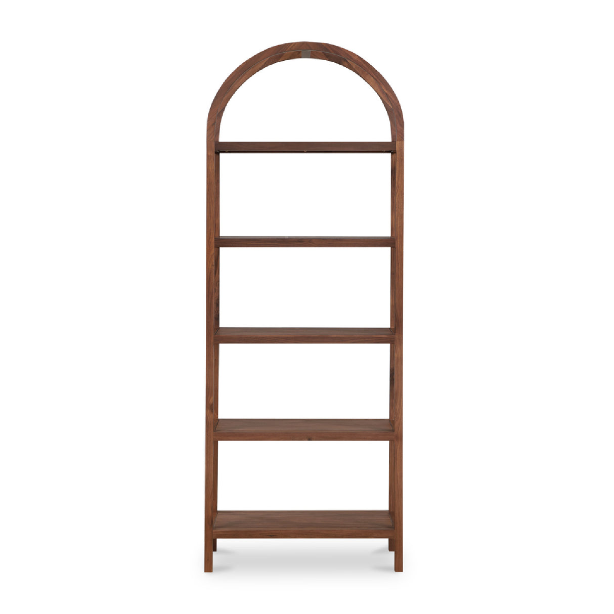 Modern European furniture - Solid Walnut Arched Bookcase - www.oroa.com