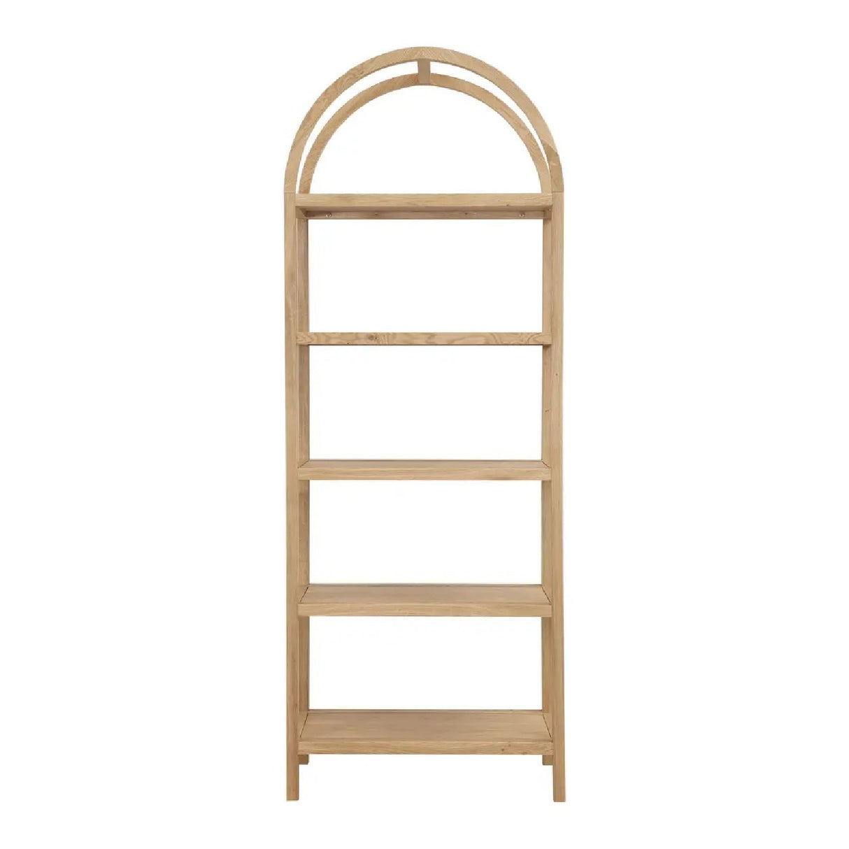 Modern European furniture - Solid Oak Arched Bookcase - www.oroa.com | Oroa.com