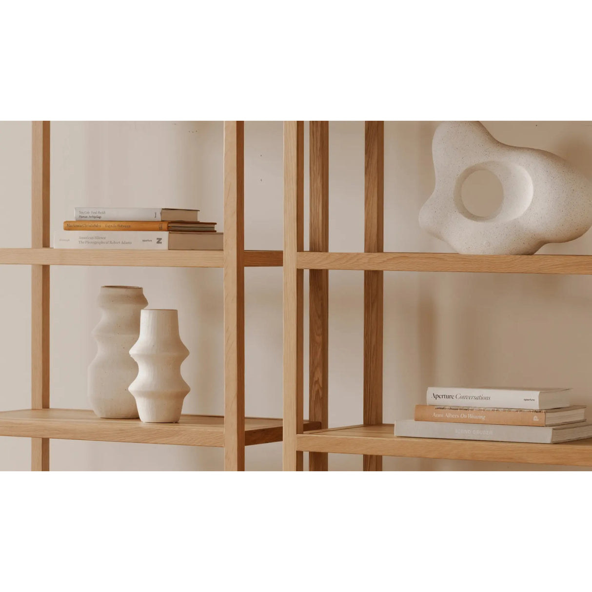 Modern European furniture - Solid Oak Arched Bookcase - www.oroa.com | Oroa.com