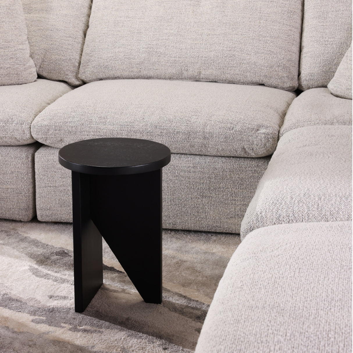 Modern European furniture - Wooden Cross-Base Accent Table - www.oroa.com