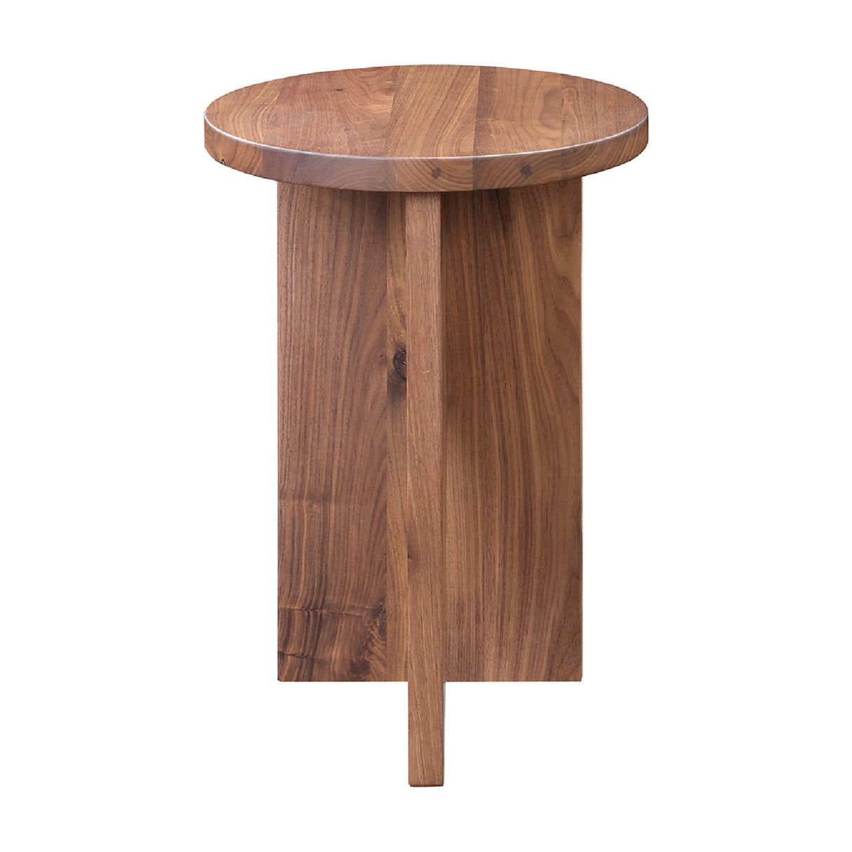 Modern European furniture - Wooden Cross-Base Accent Table - www.oroa.com