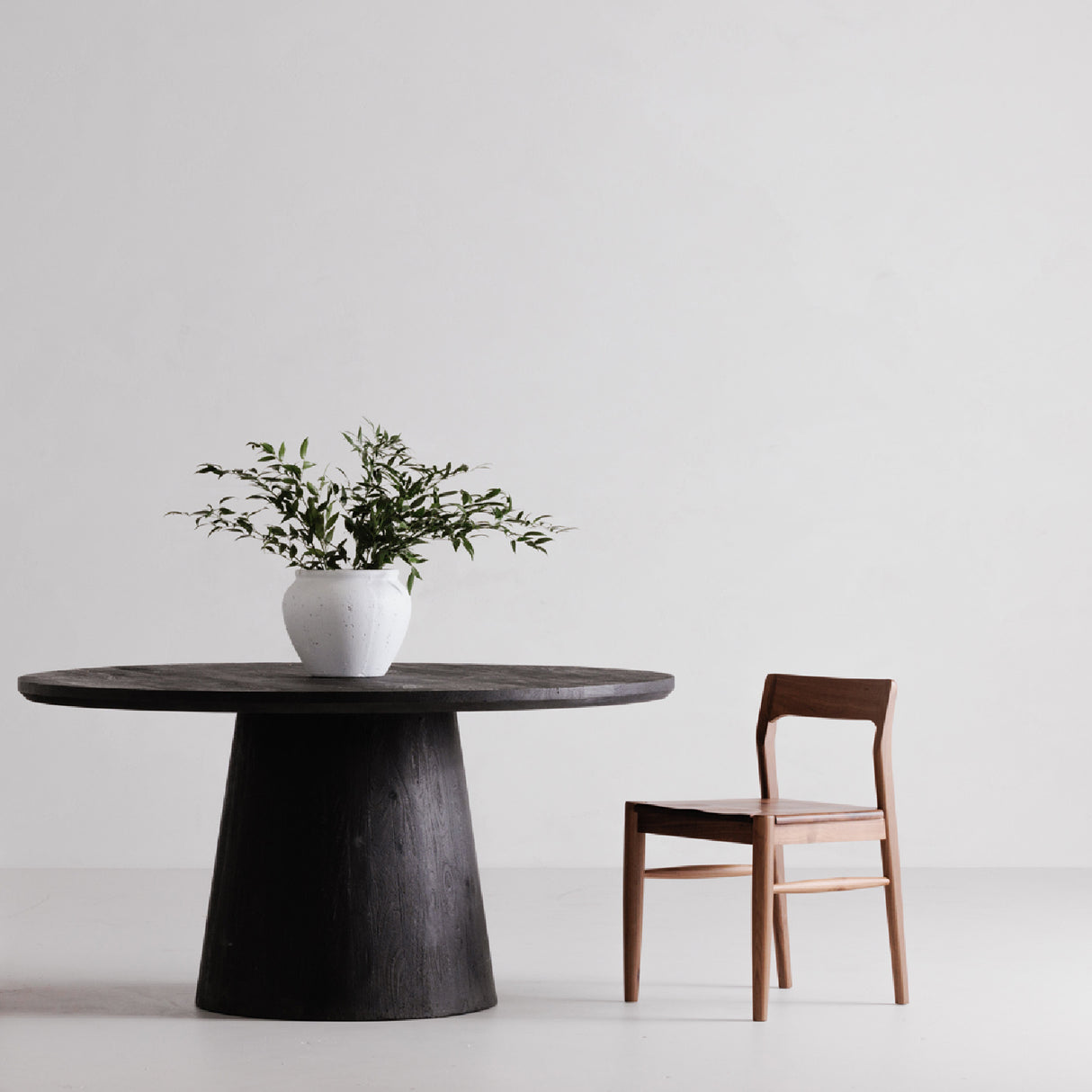 Modern European furniture - Solid Wood Open-Back Dining Chair - www.oroa.com