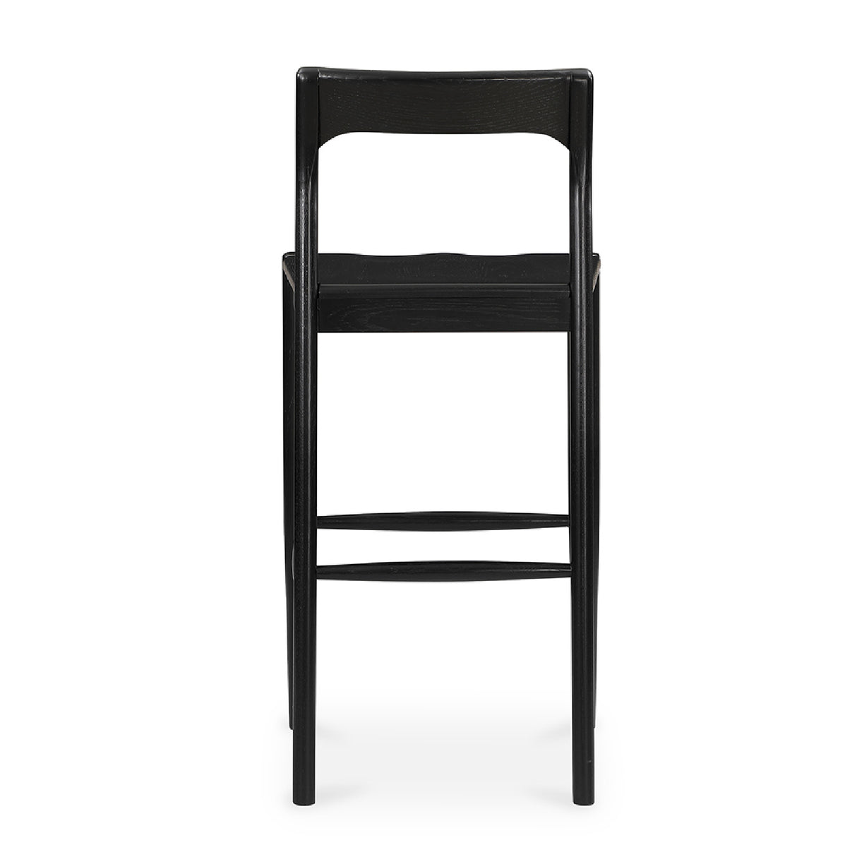 Modern European furniture - Solid Wood Open-Back Bar Stool - www.oroa.com | Oroa.com