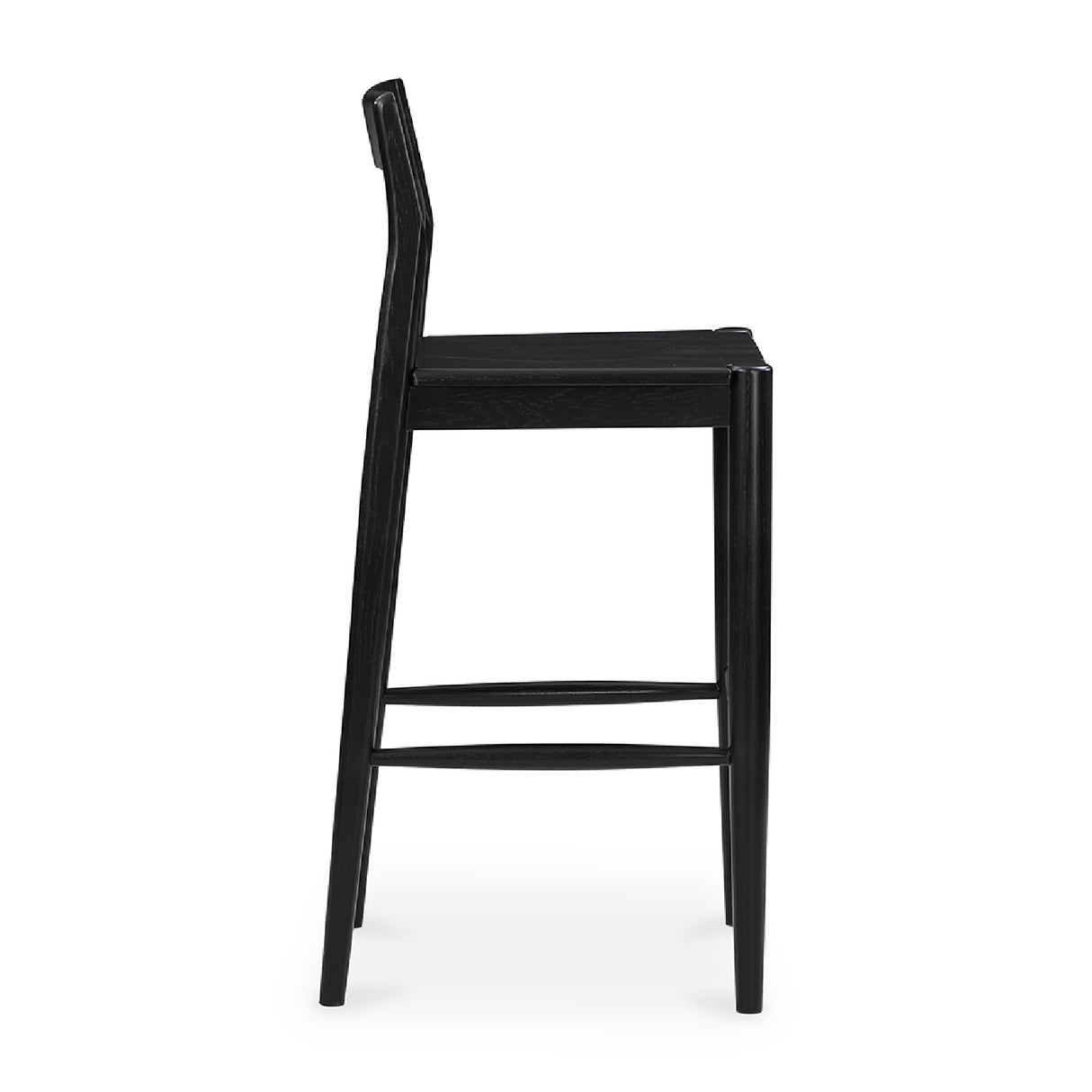 Modern European furniture - Solid Wood Open-Back Bar Stool - www.oroa.com | Oroa.com