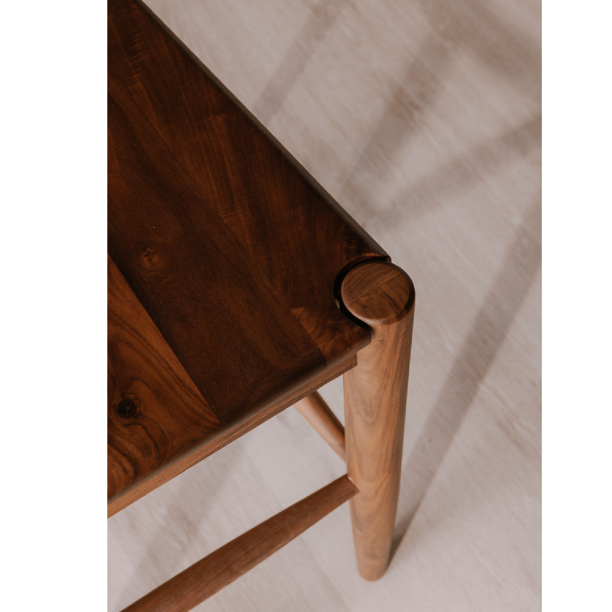Modern European furniture - Solid Wood Open-Back Bar Stool - www.oroa.com | Oroa.com