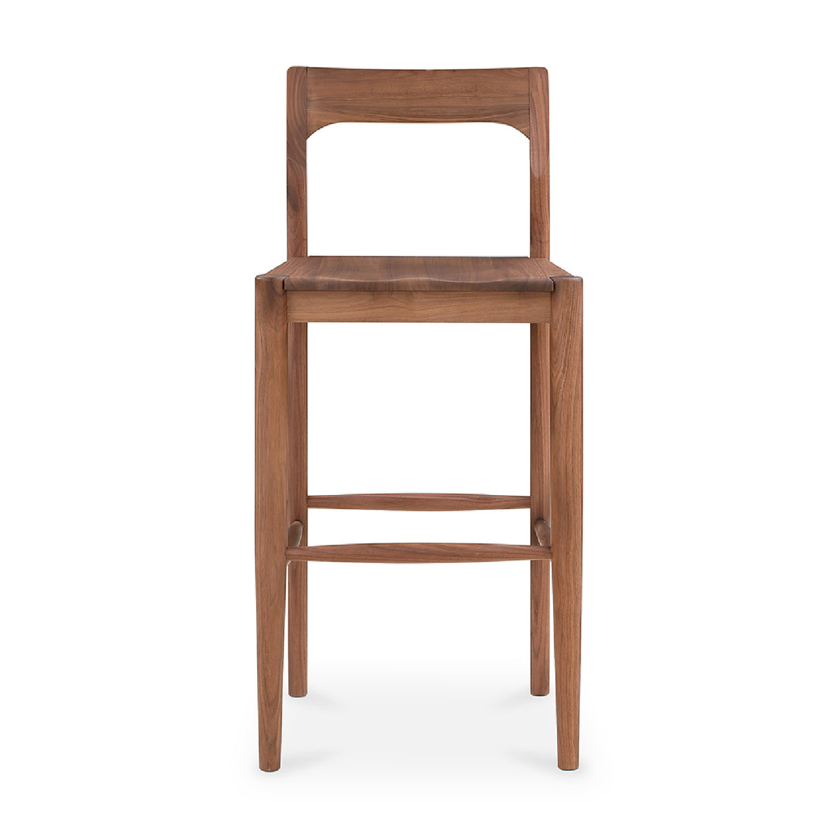 Modern European furniture - Solid Wood Open-Back Bar Stool - www.oroa.com | Oroa.com