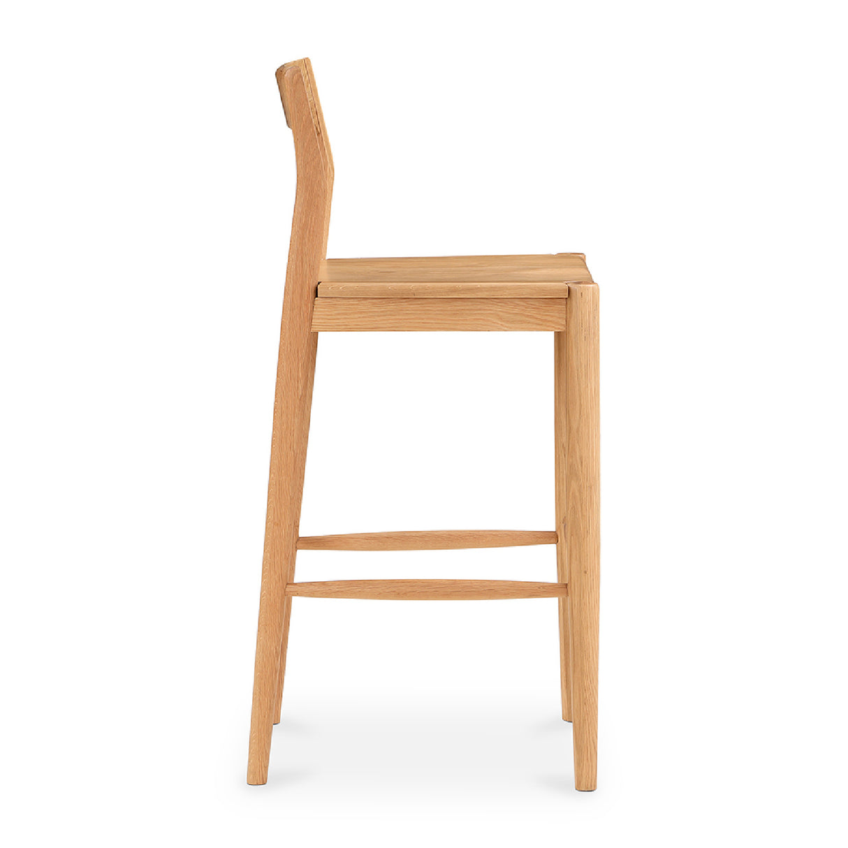 Modern European furniture - Solid Wood Open-Back Bar Stool - www.oroa.com | Oroa.com