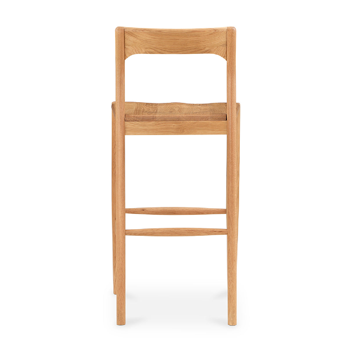 Modern European furniture - Solid Wood Open-Back Bar Stool - www.oroa.com | Oroa.com