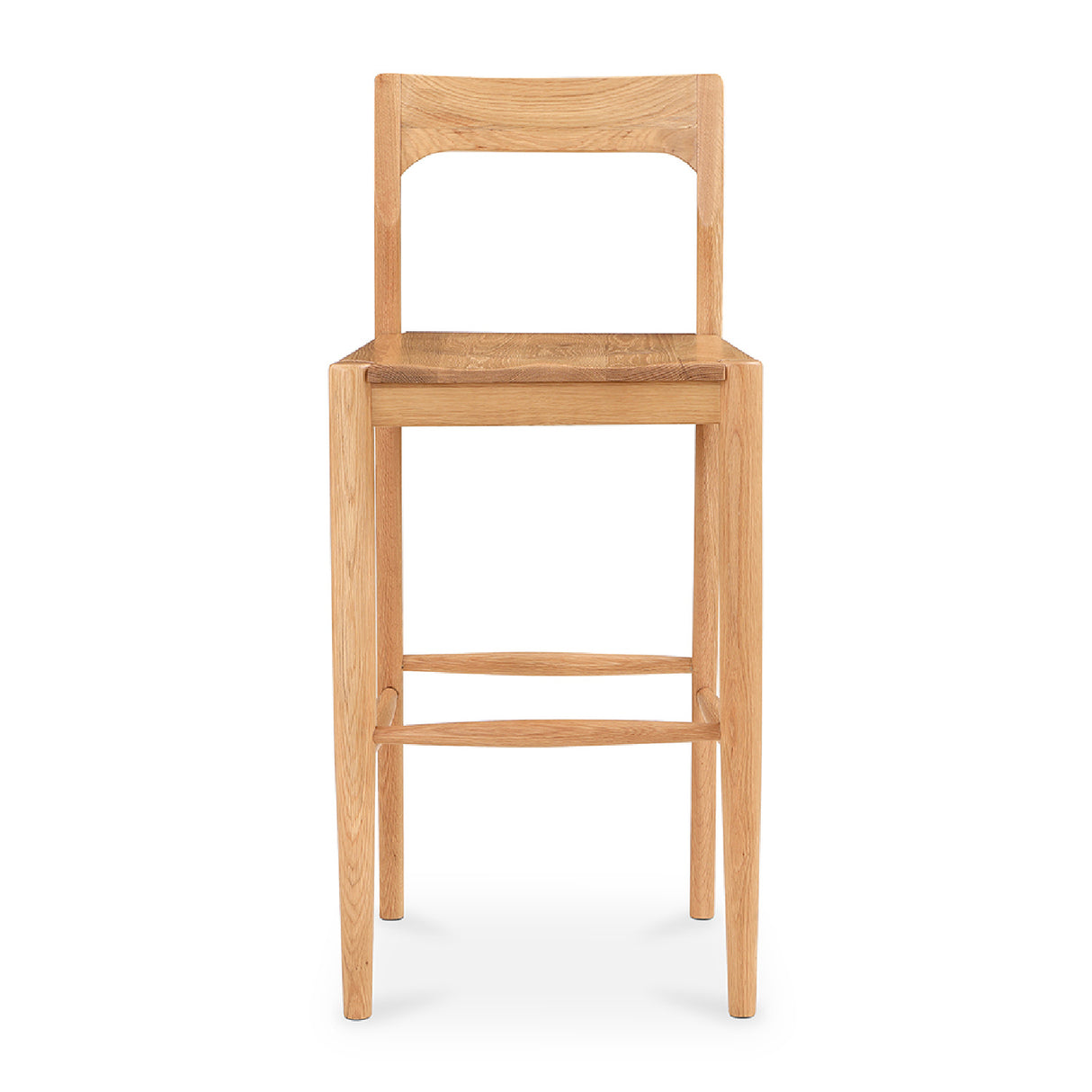 Modern European furniture - Solid Wood Open-Back Bar Stool - www.oroa.com | Oroa.com