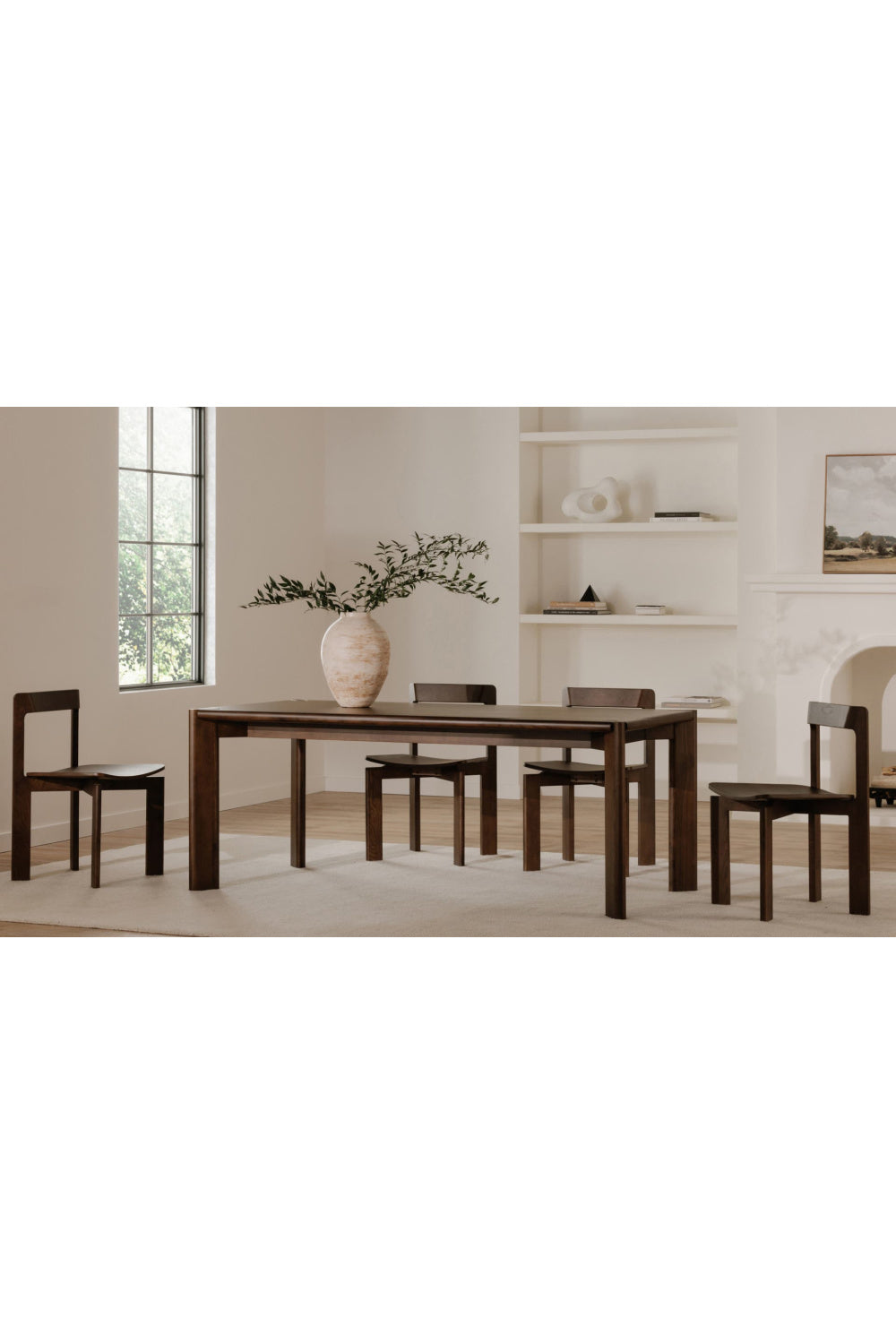 Modern European furniture - Walnut-Stained Ash Dining Table L - www.oroa.com