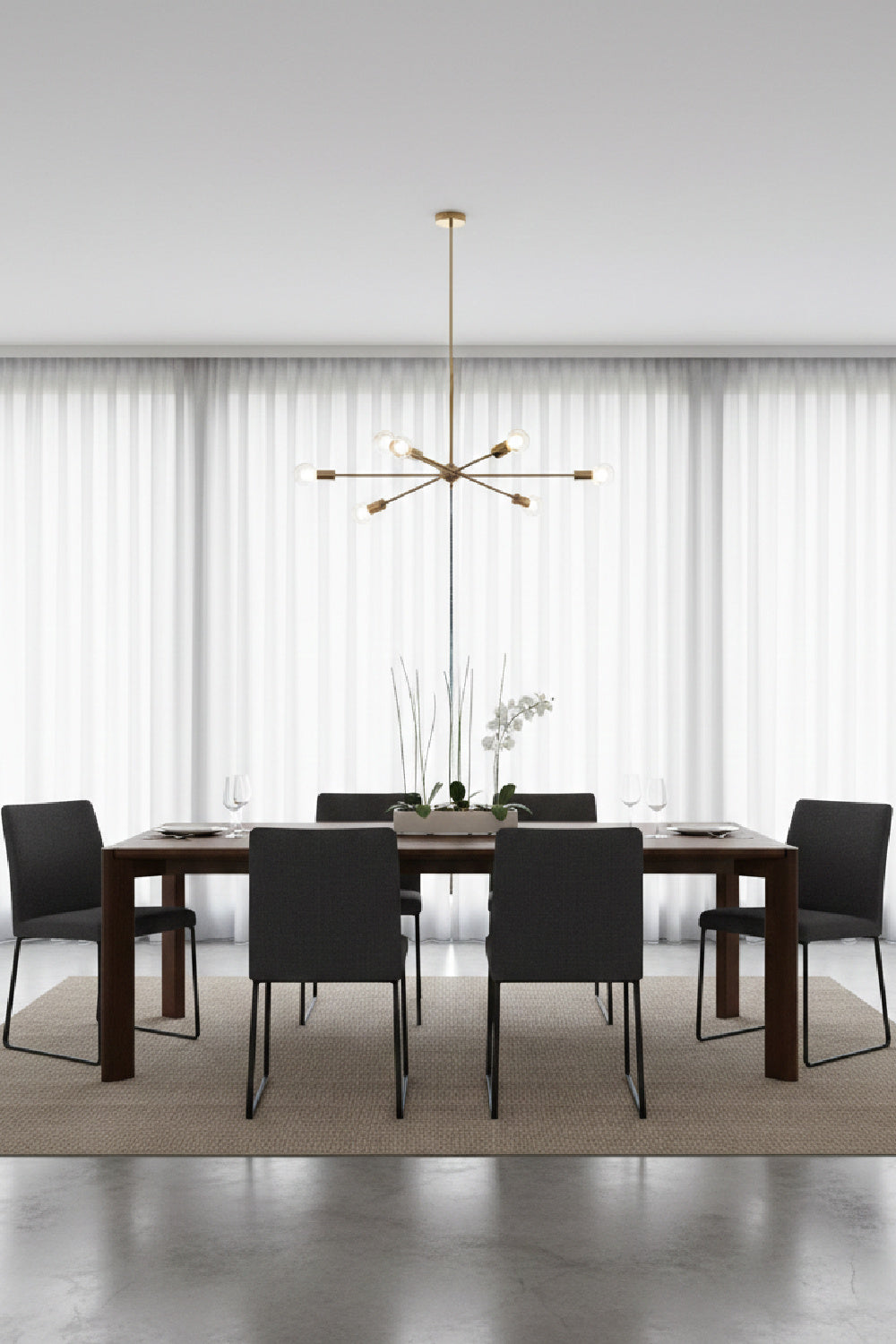 Modern European furniture - Walnut-Stained Ash Dining Table L - www.oroa.com