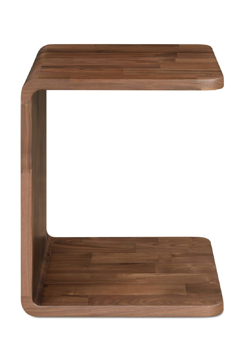 Modern European furniture - C-Shape Oak Side Table - www.oroa.com | Oroa.com