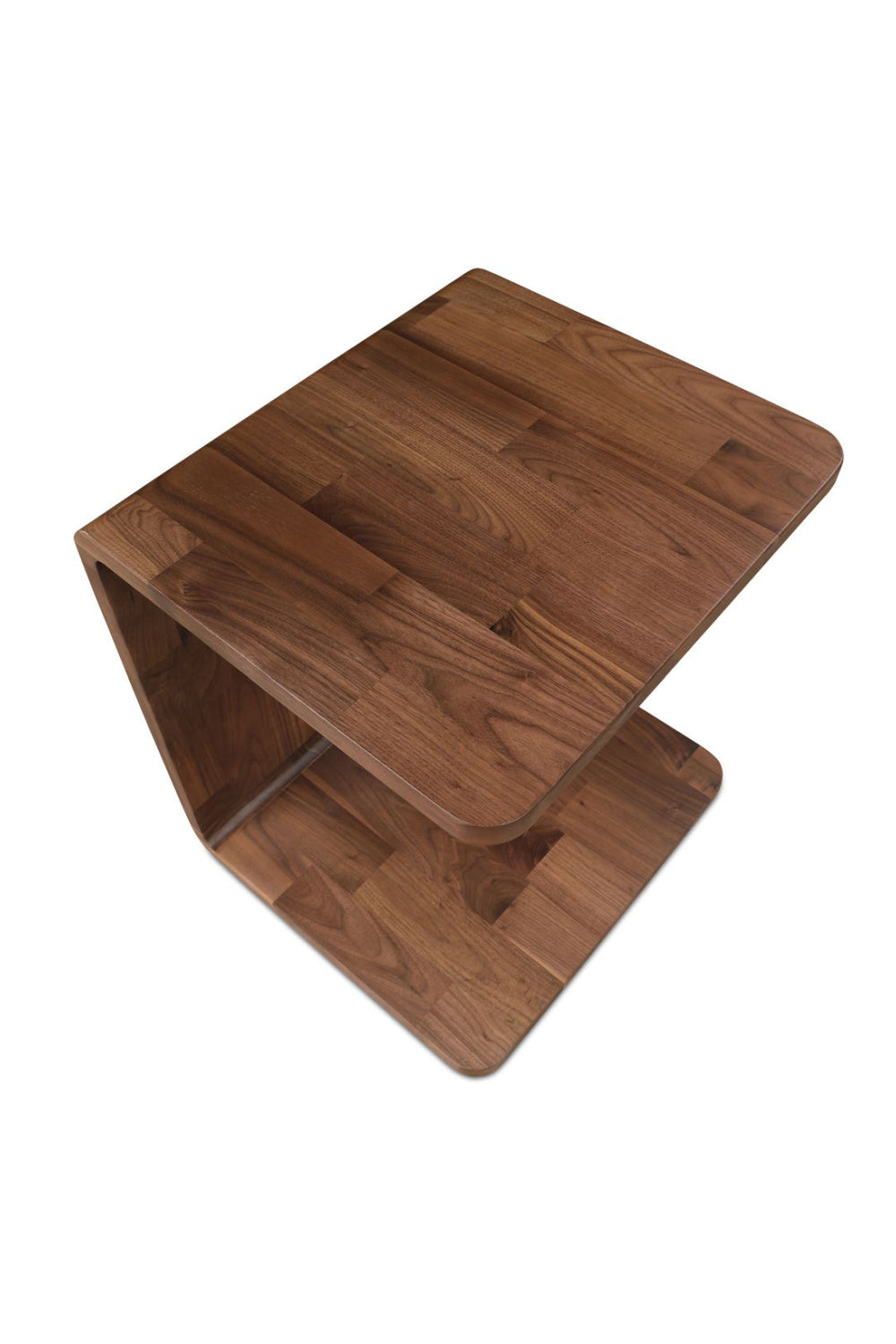 Modern European furniture - C-Shape Oak Side Table - www.oroa.com | Oroa.com