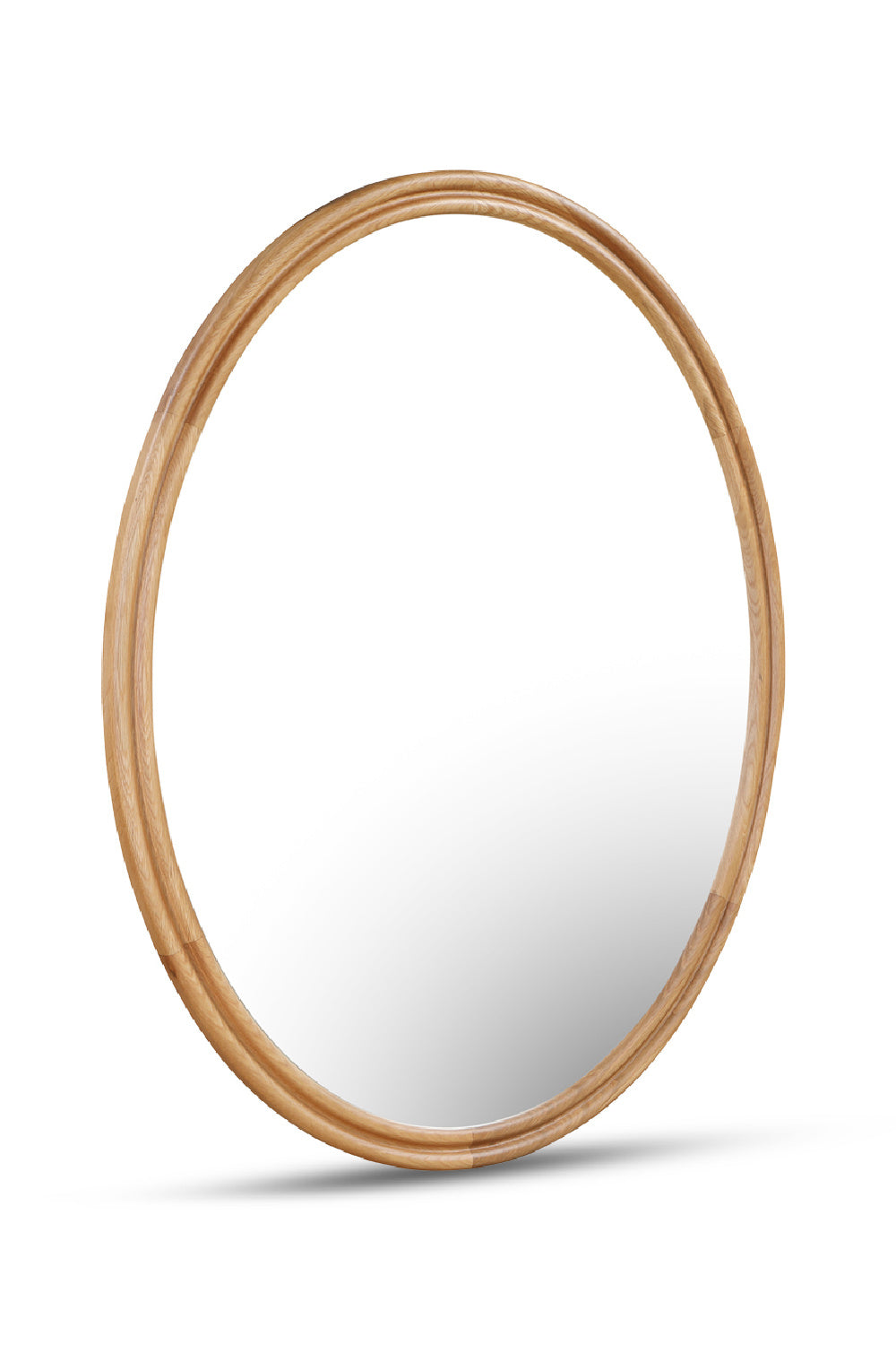 Modern European furniture - Oak Oval Wall Mirror - www.oroa.com | Oroa.com
