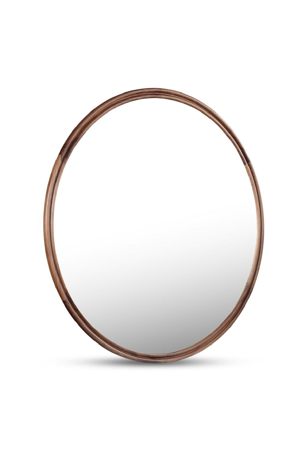 Modern European furniture - Oak Round Wall Mirror - www.oroa.com | Oroa.com