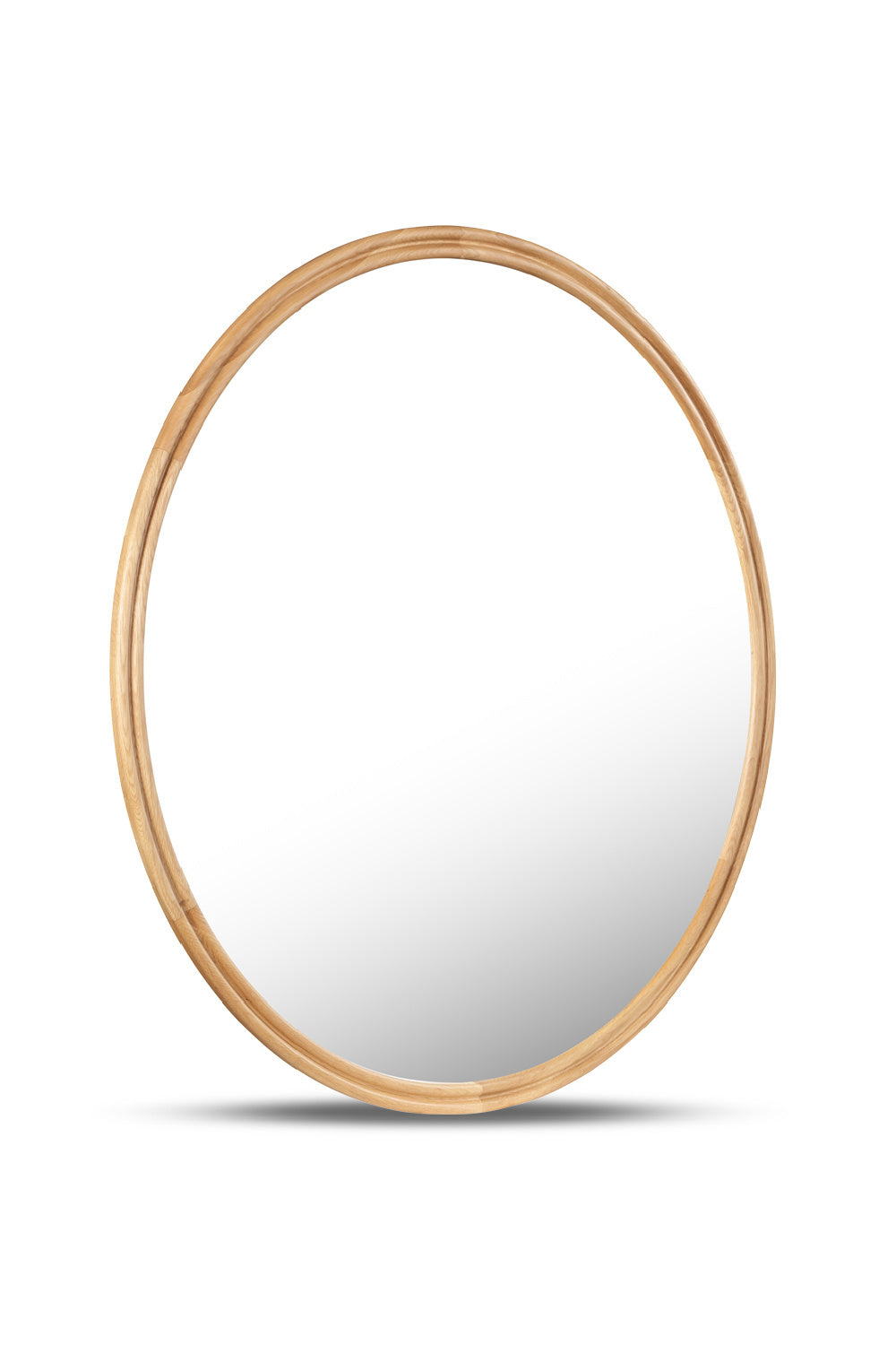 Modern European furniture - Oak Round Wall Mirror - www.oroa.com | Oroa.com