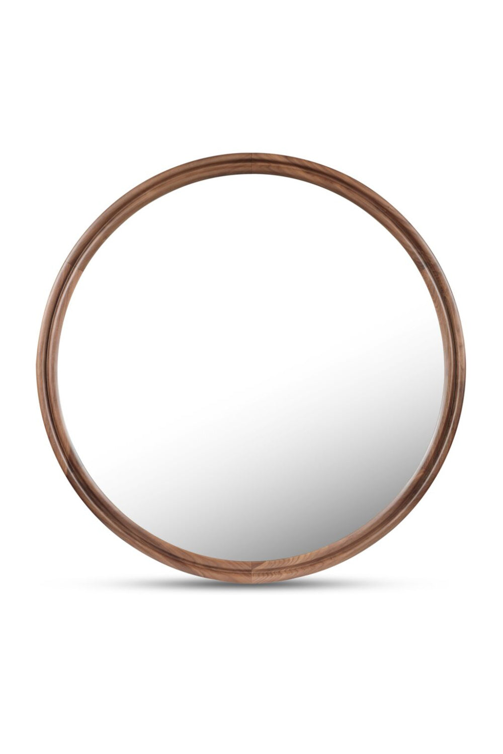 Modern European furniture - Oak Round Wall Mirror - www.oroa.com | Oroa.com