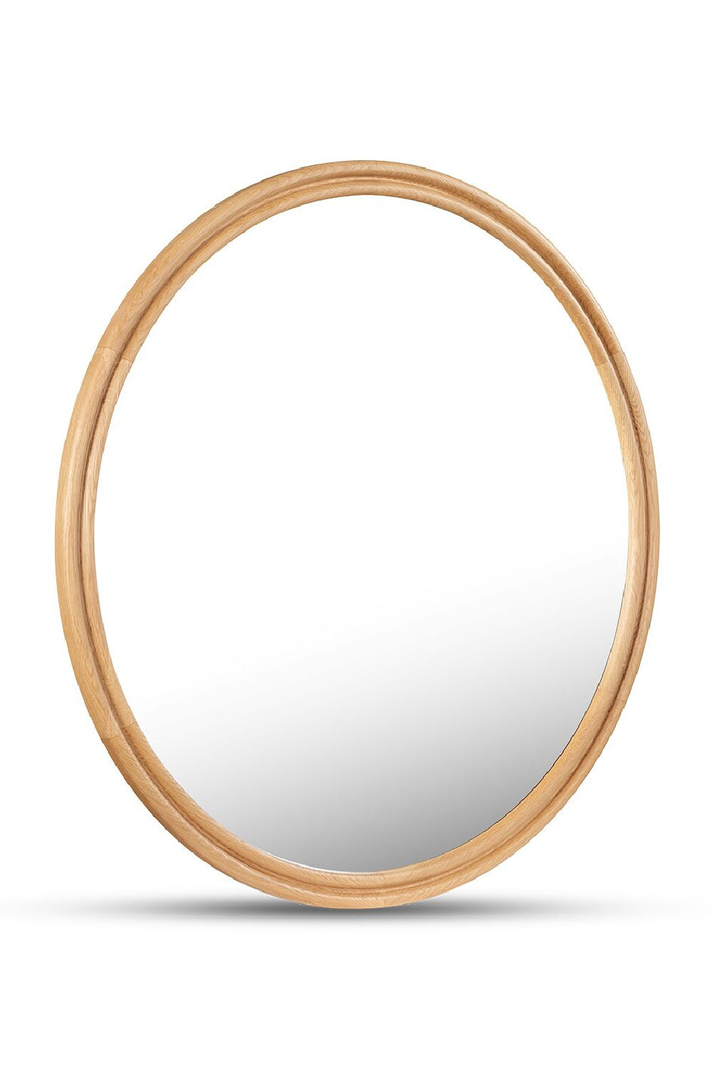 Modern European furniture - Oak Round Wall Mirror - www.oroa.com | Oroa.com