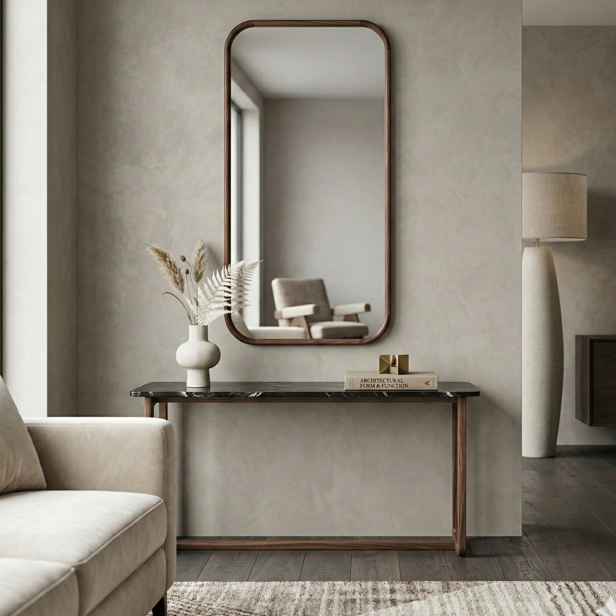 Modern European furniture - Solid Wood Mirror - www.oroa.com | Oroa.com