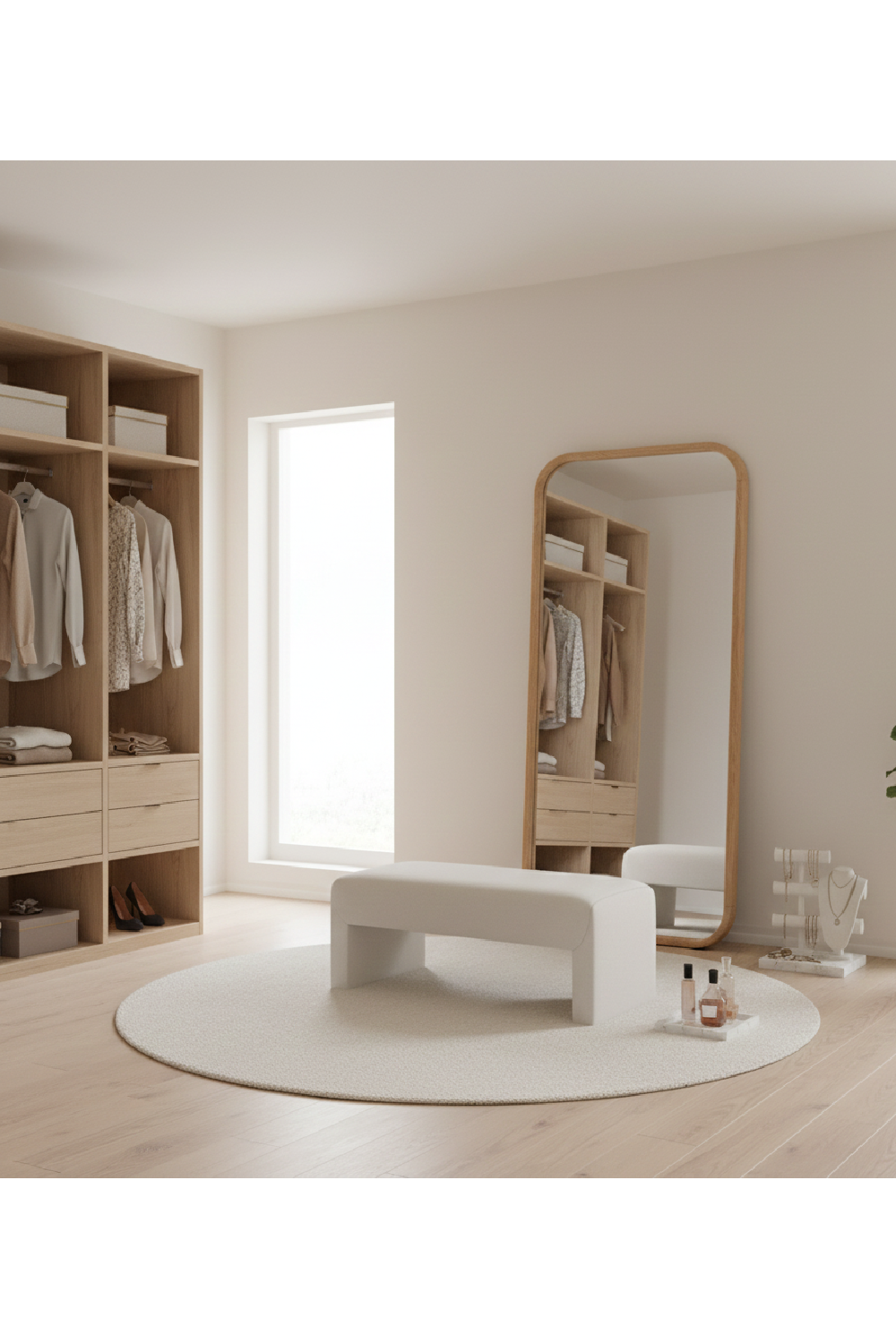 Modern European furniture - Solid Wood Mirror - www.oroa.com | Oroa.com