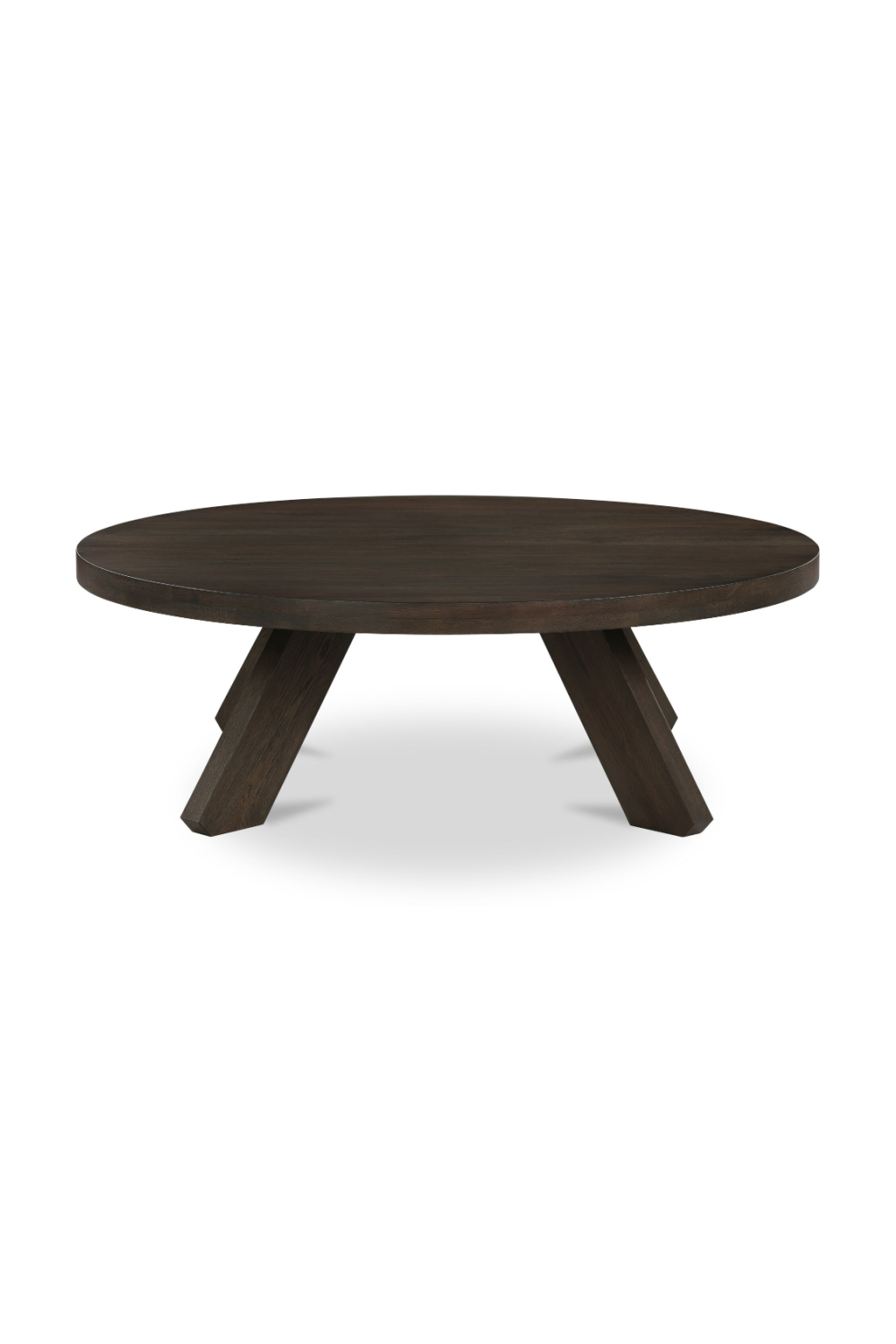 Solid Oak Round Coffee Table | Novi Living Alden