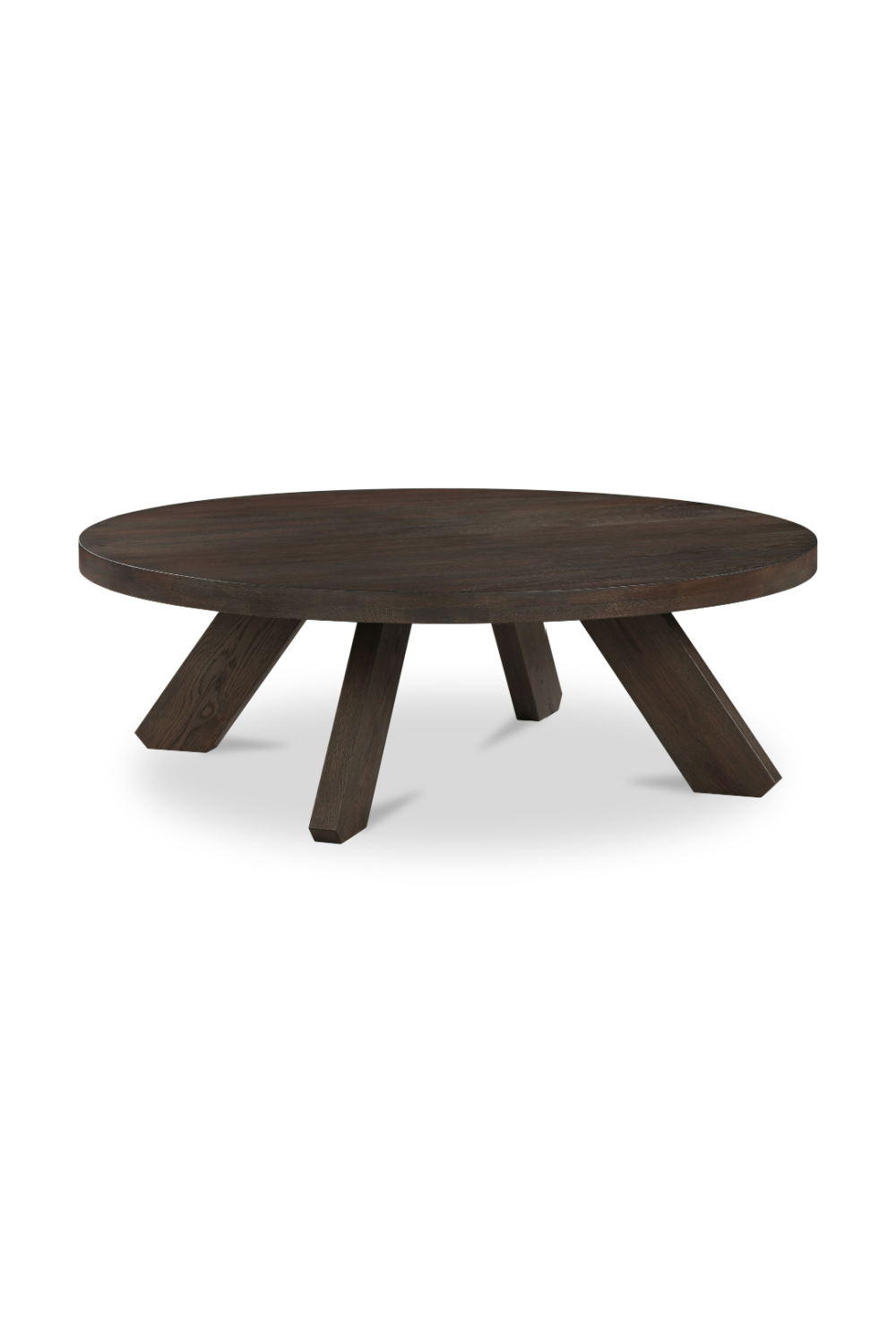 Modern European furniture - Solid Oak Round Coffee Table - www.oroa.com | Oroa.com