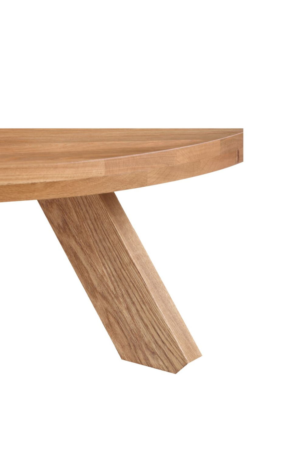 Modern European furniture - Solid Oak Round Coffee Table - www.oroa.com | Oroa.com